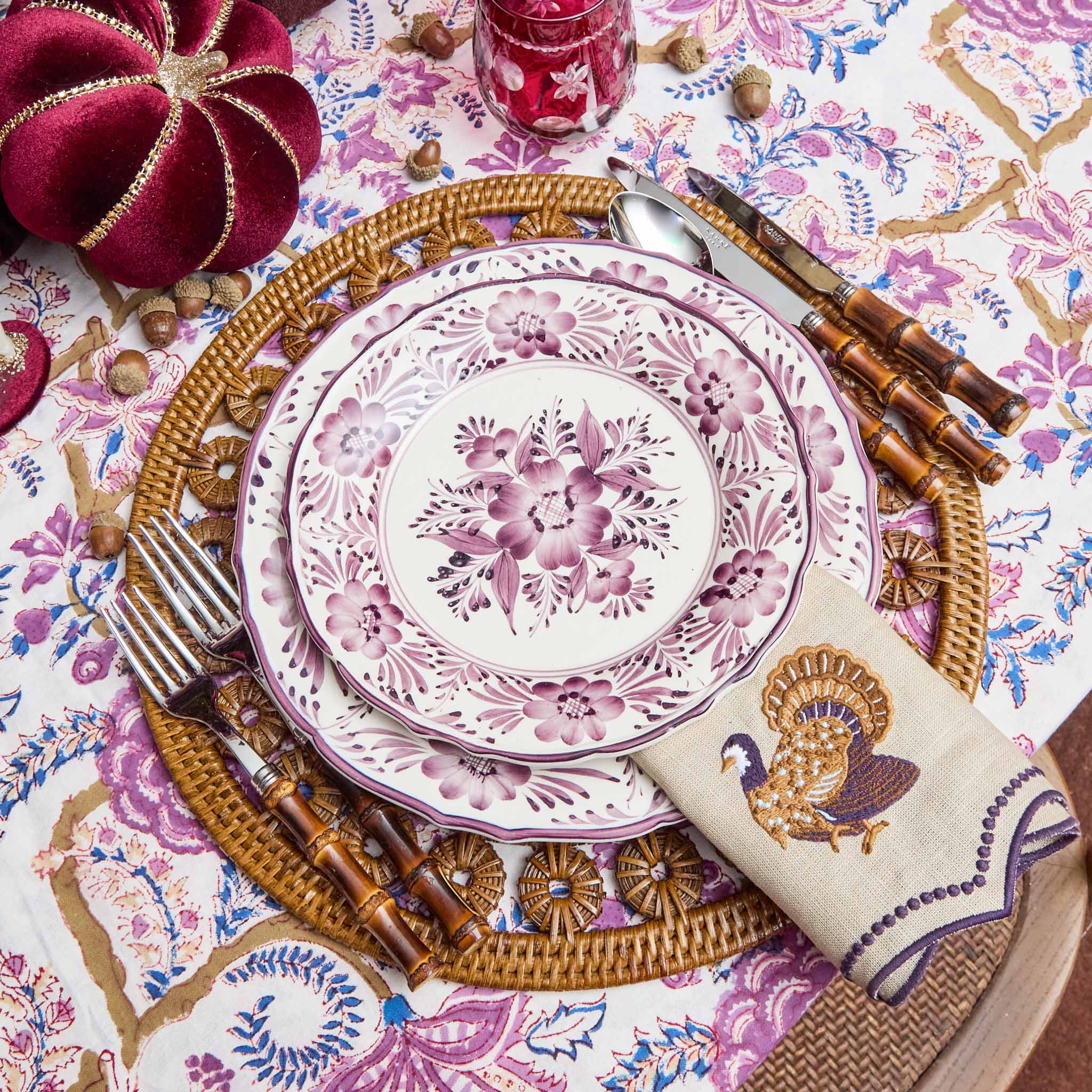Purple Pandora Dinner Plate - Image 14