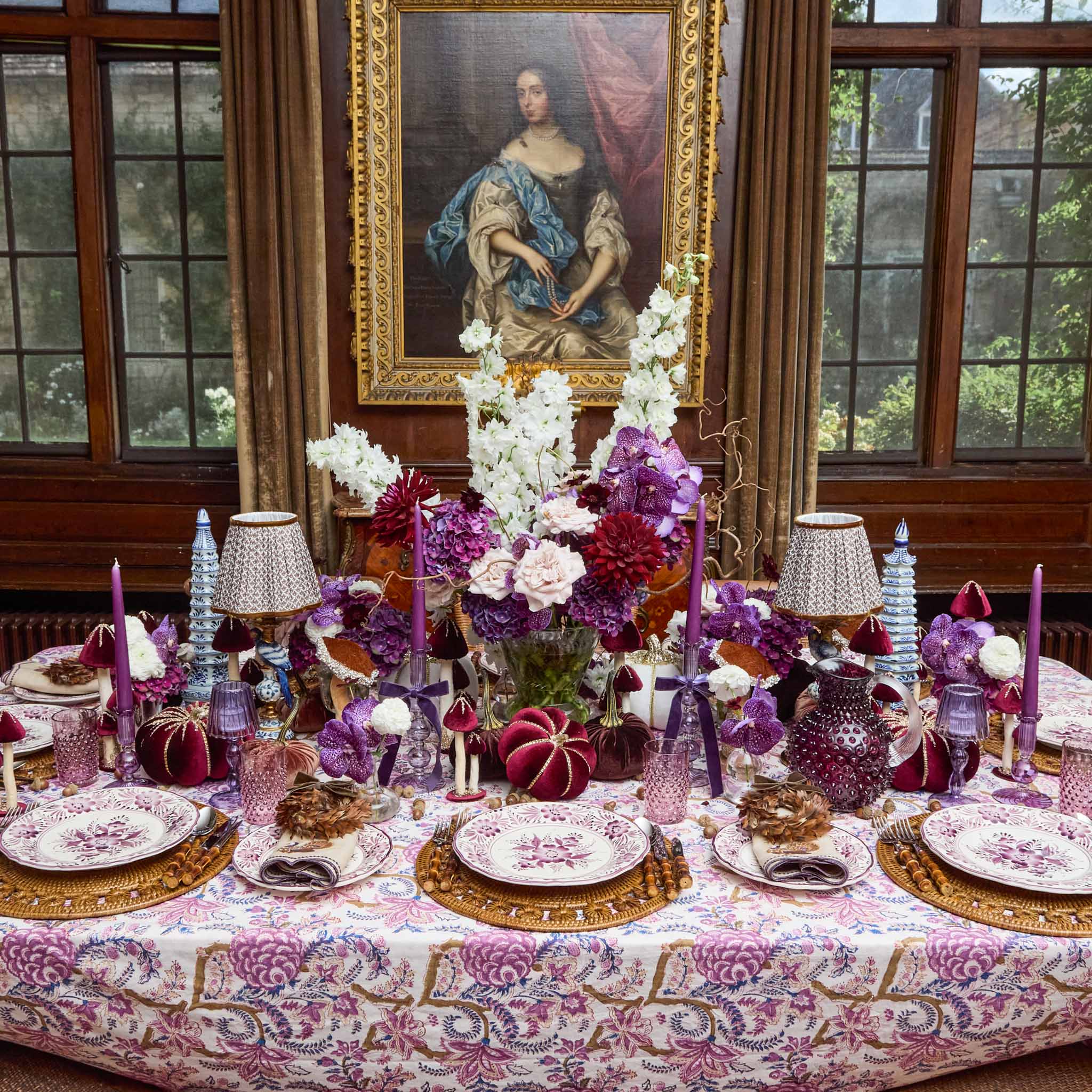 Purple Pandora Dinner Plate - Image 15