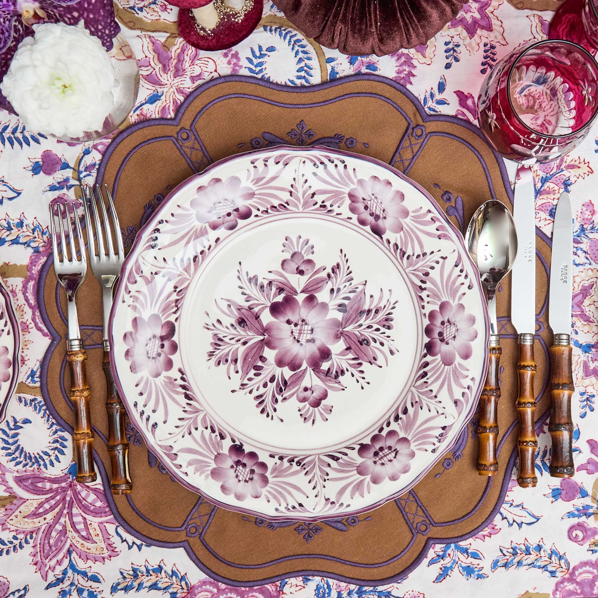 Purple Pandora Dinner Plates (Set of 4) - Image 11