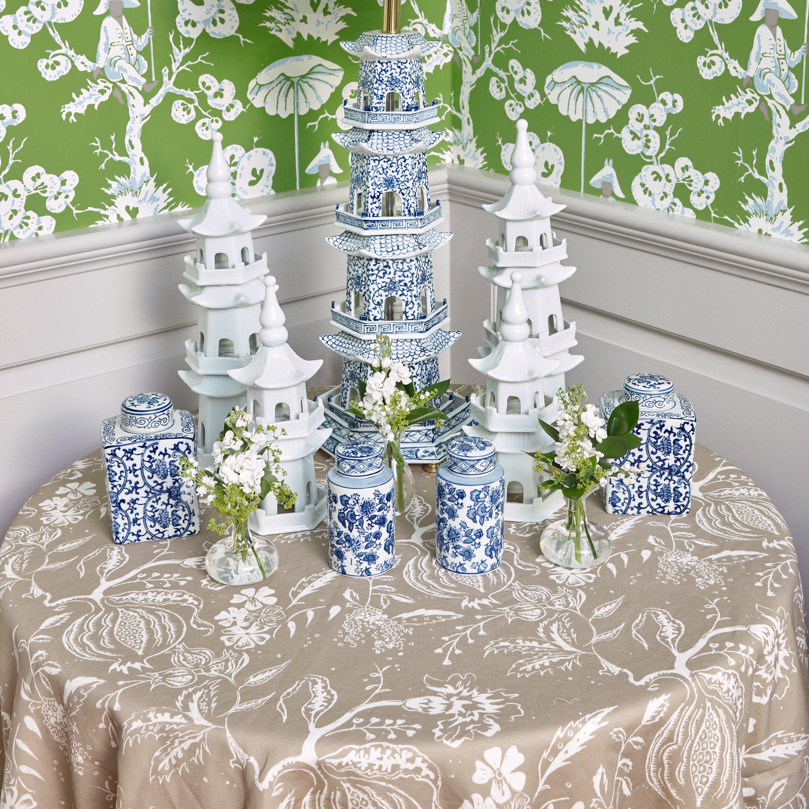 Putty Chelsea Square Fabric - Image 6