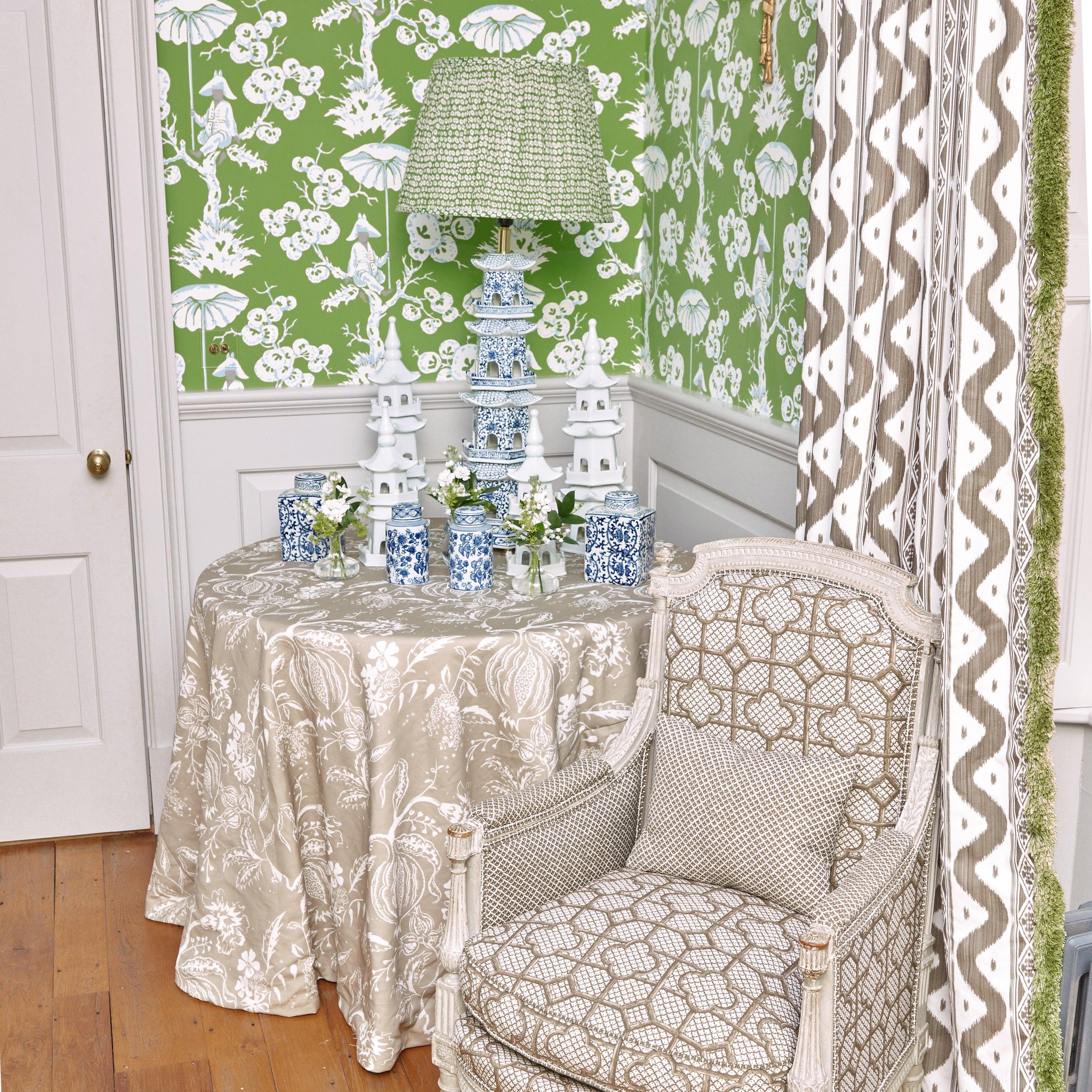 Putty Chelsea Square Fabric - Image 7