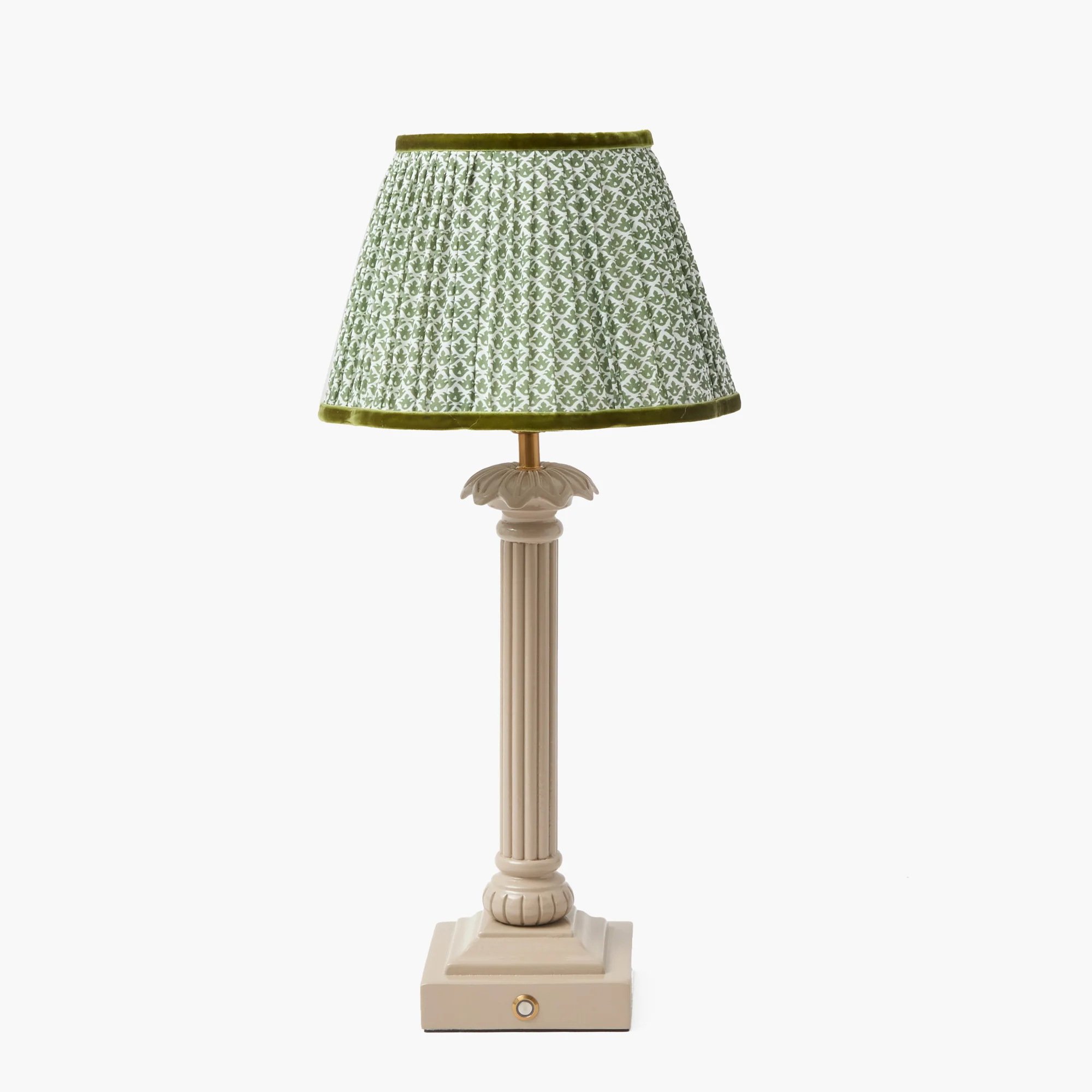 Olive Lotus Lampshade (22cm) - Image 11