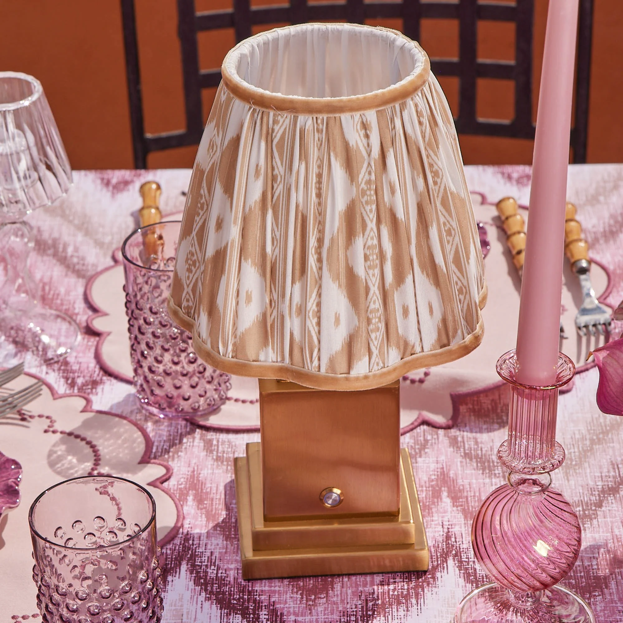 Putty Ikat Lampshade (18cm) - Image 12
