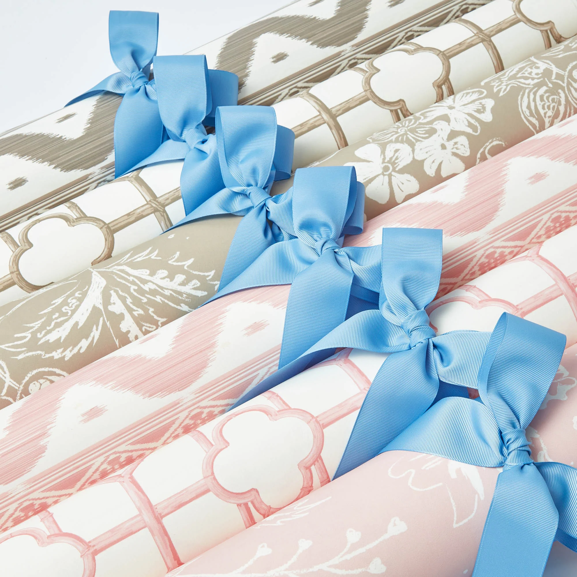 Putty Ikat Stripe Wallpaper - Image 6