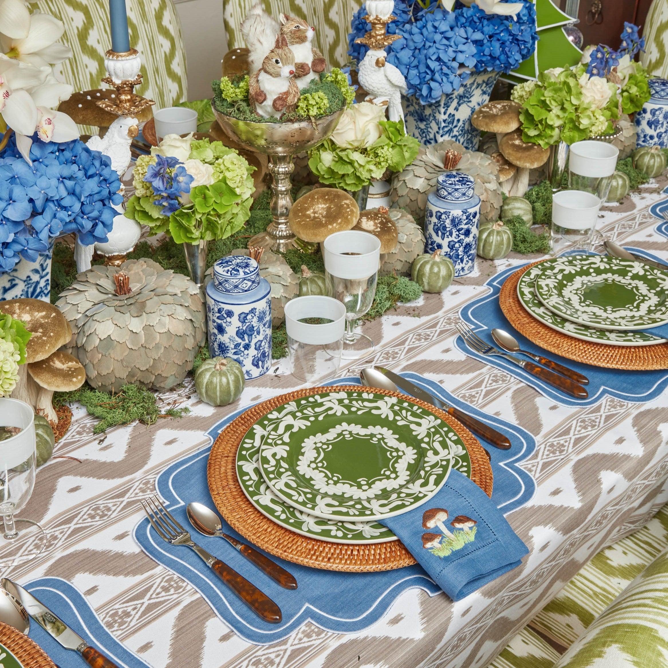 Putty Ikat Tablecloth - Image 11