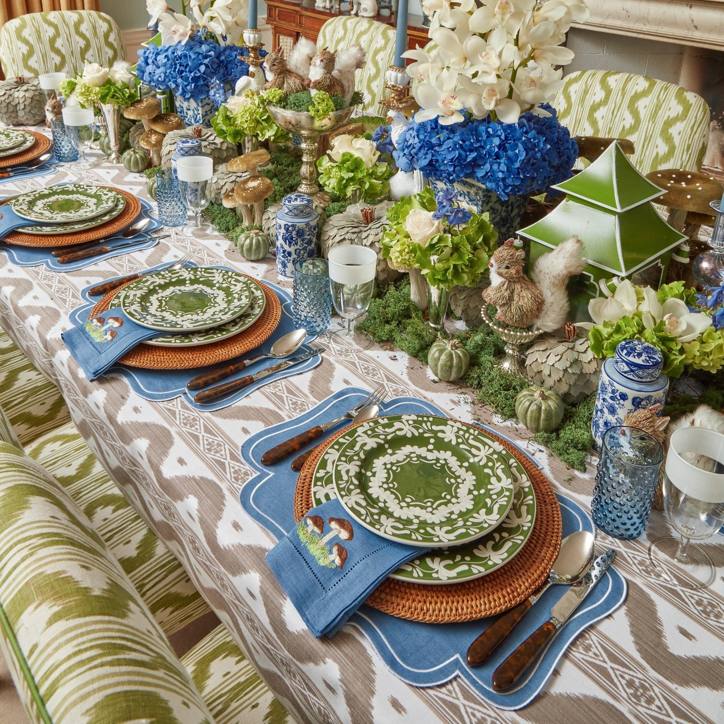 Putty Ikat Tablecloth - Image 13