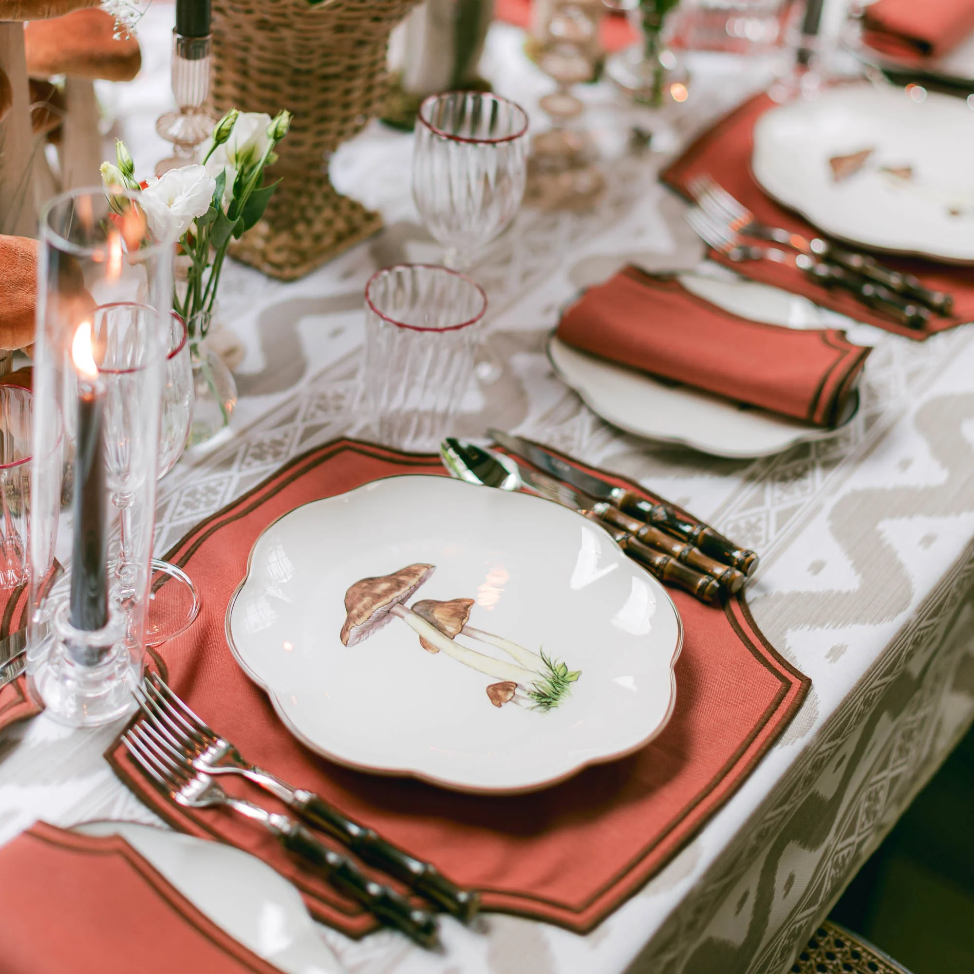 Putty Ikat Tablecloth - Image 8