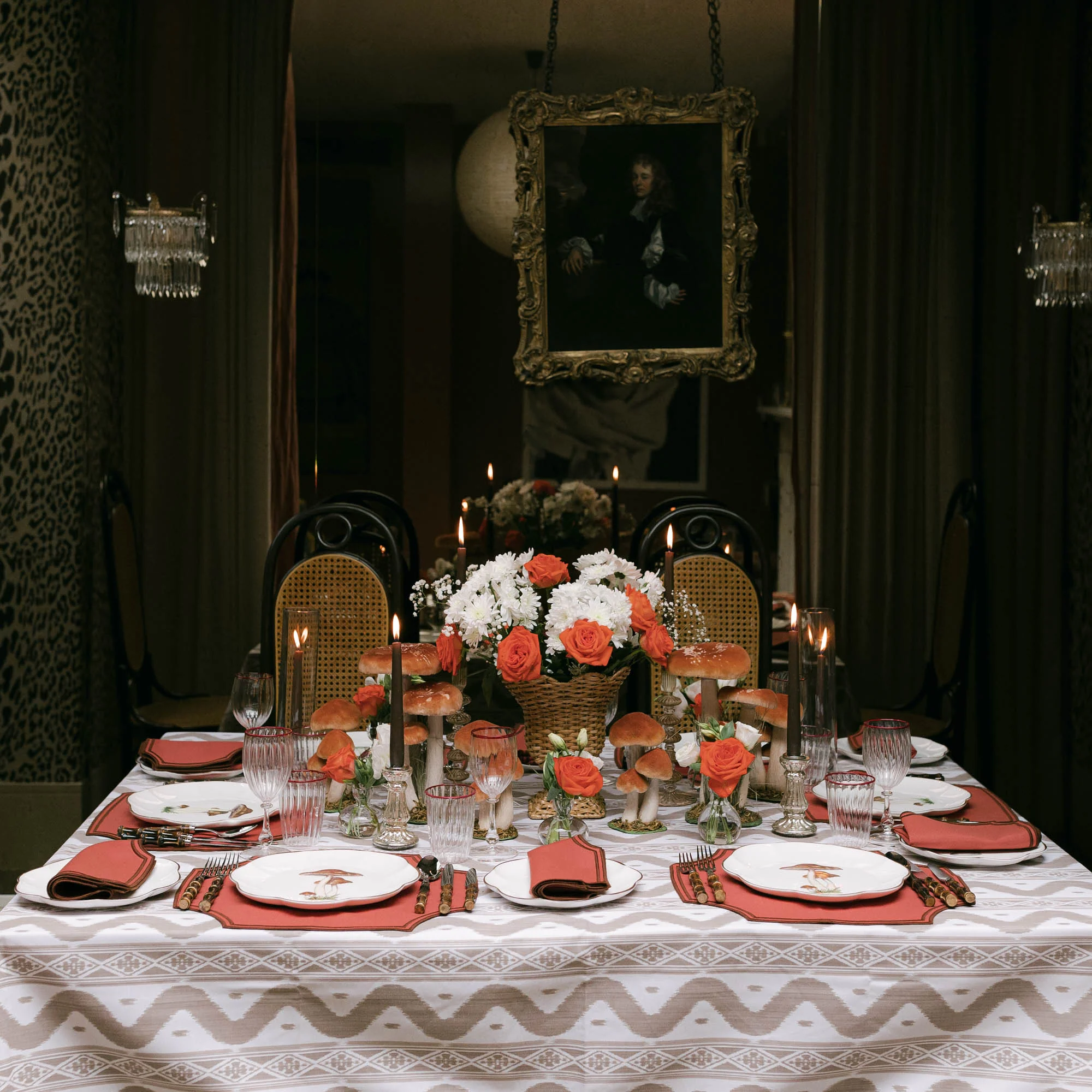Putty Ikat Tablecloth - Image 9
