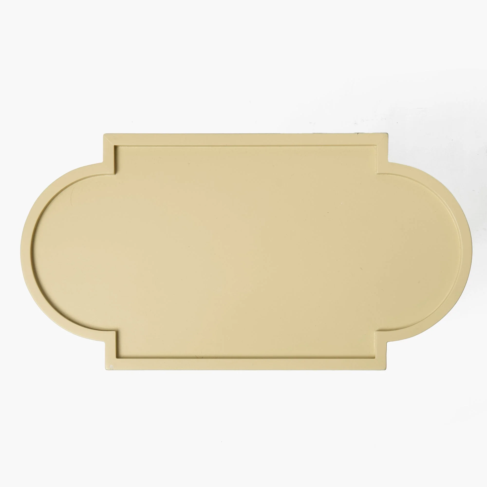 Putty Lacquer Rectangle Side Table - Image 7