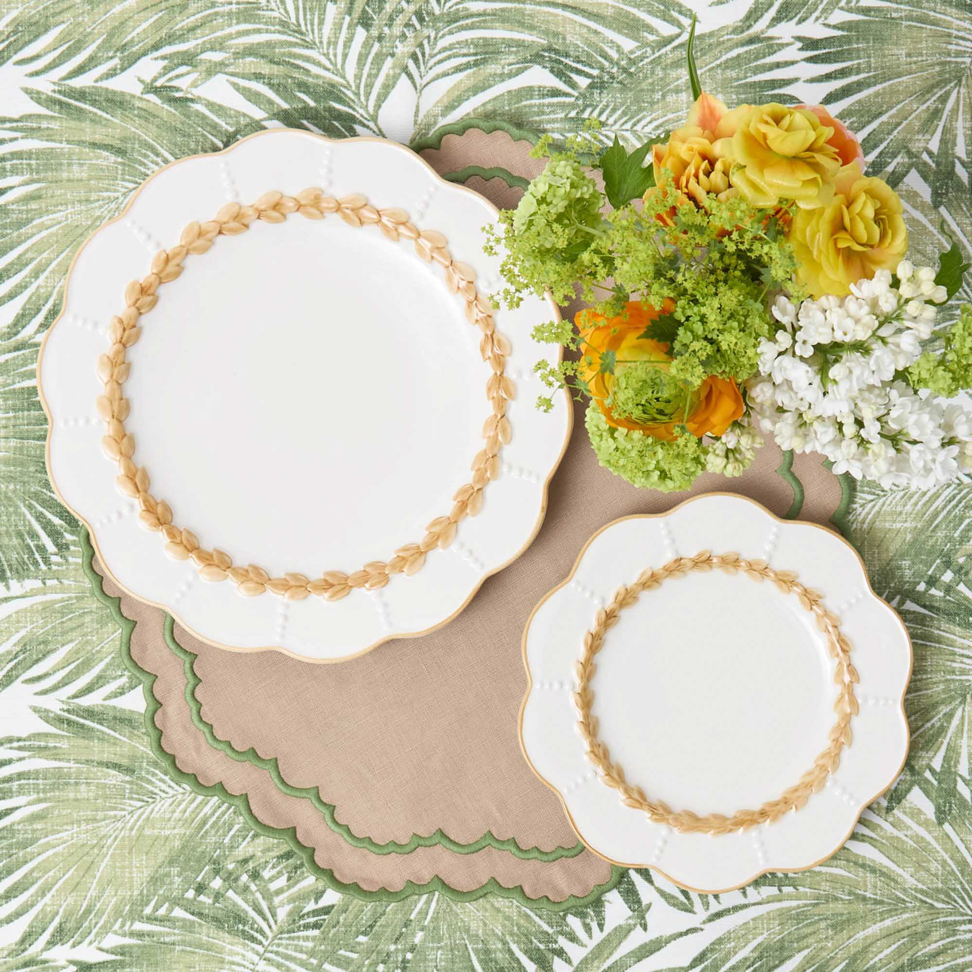 Putty Laurel Starter Plates (Set of 4) - Image 12