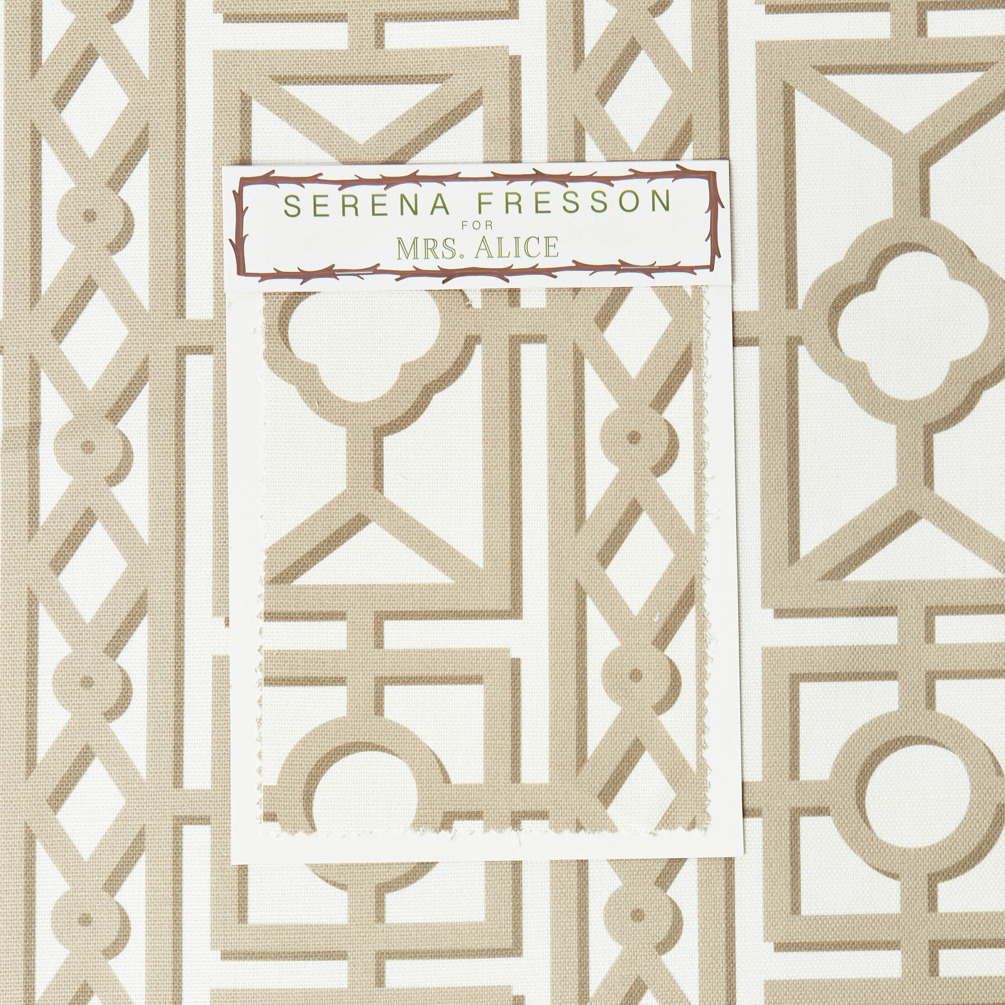 Putty Pavilion Fabric - Image 4