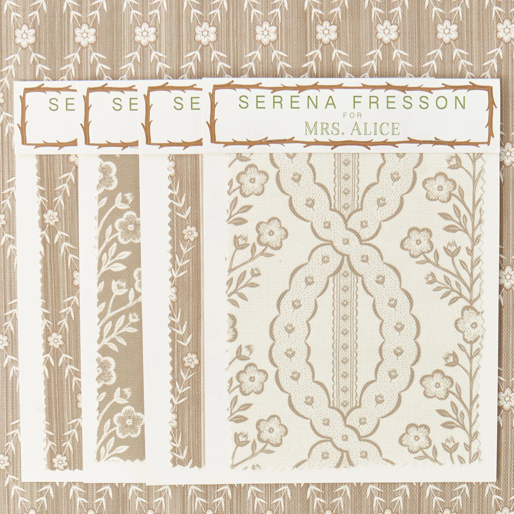Putty Sybil Fabric - Image 4