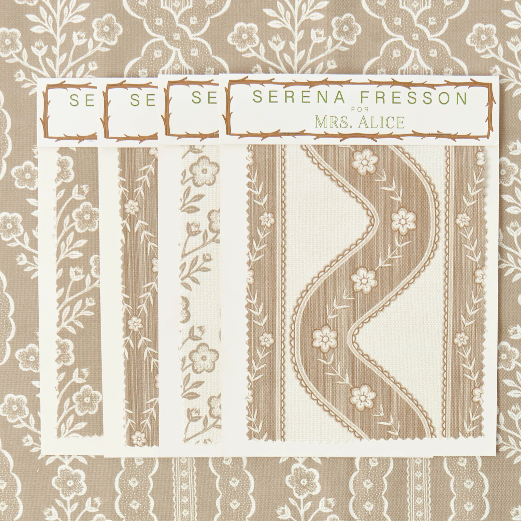 Putty Theodora Fabric - Image 4