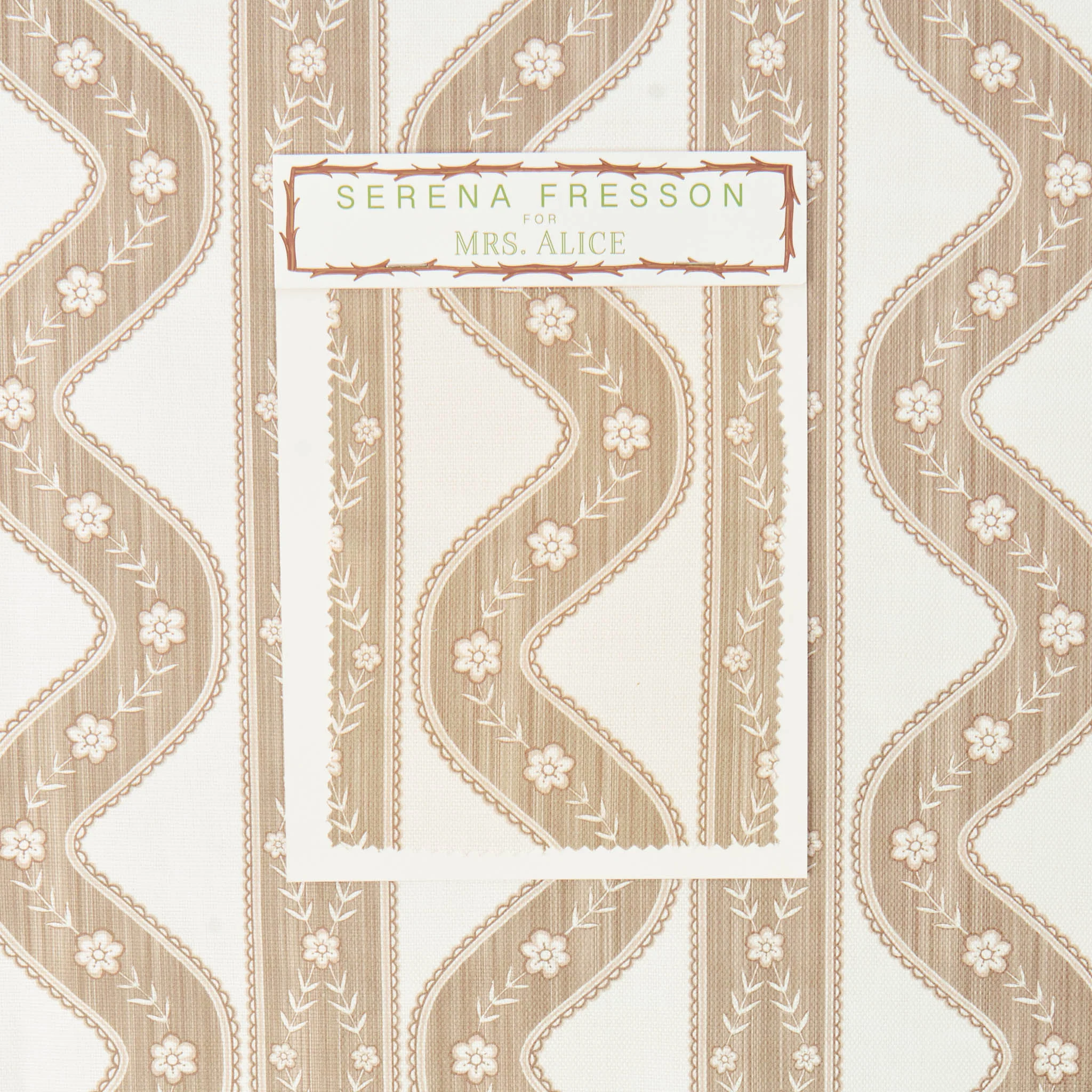 Putty Theodora Fabric - Image 5