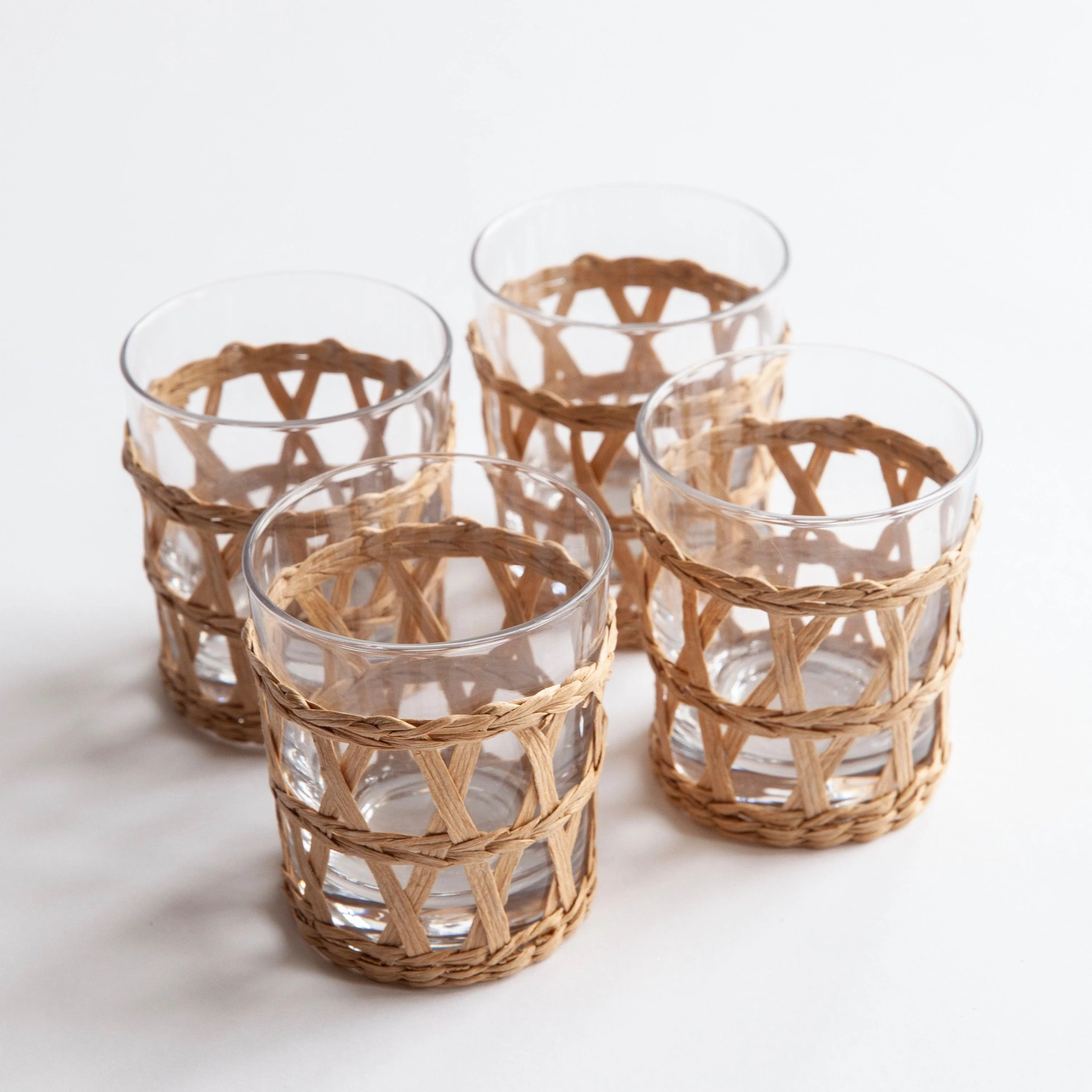 Raffia Water Glasses (Set of 4) - Image 11