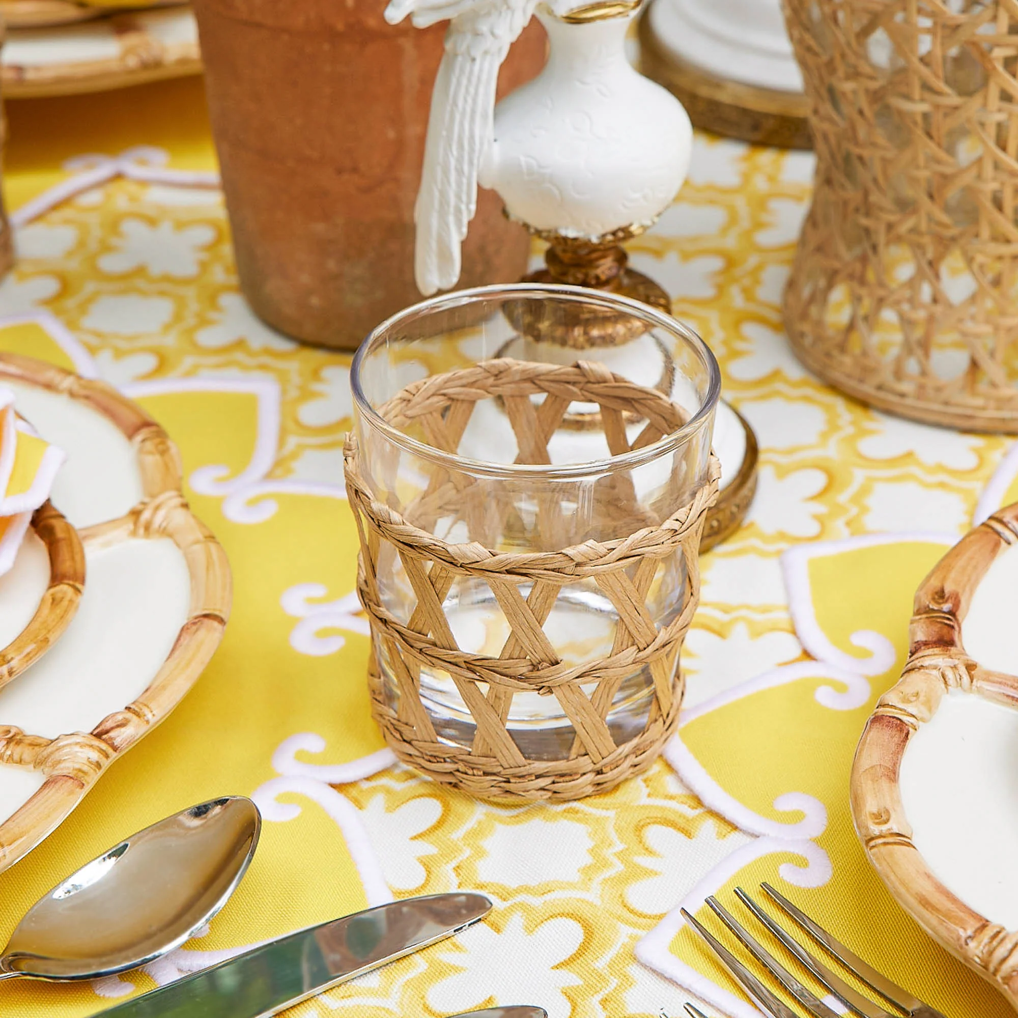 Raffia Water Glasses (Set of 4) - Image 12