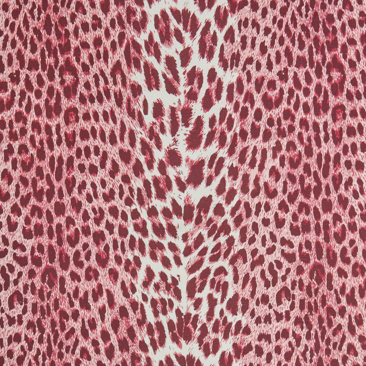 Raspberry Pink Leopard Fabric - Image 2