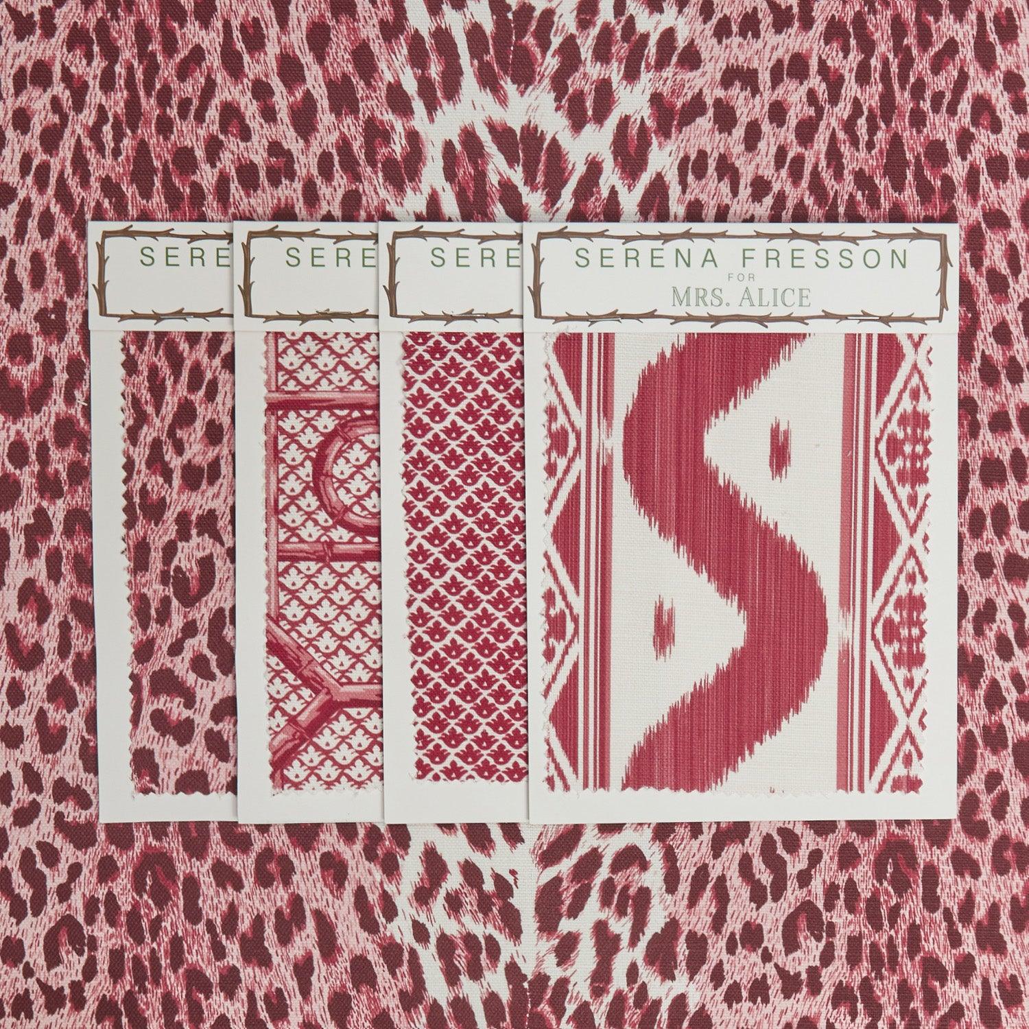 Raspberry Pink Leopard Fabric - Image 5
