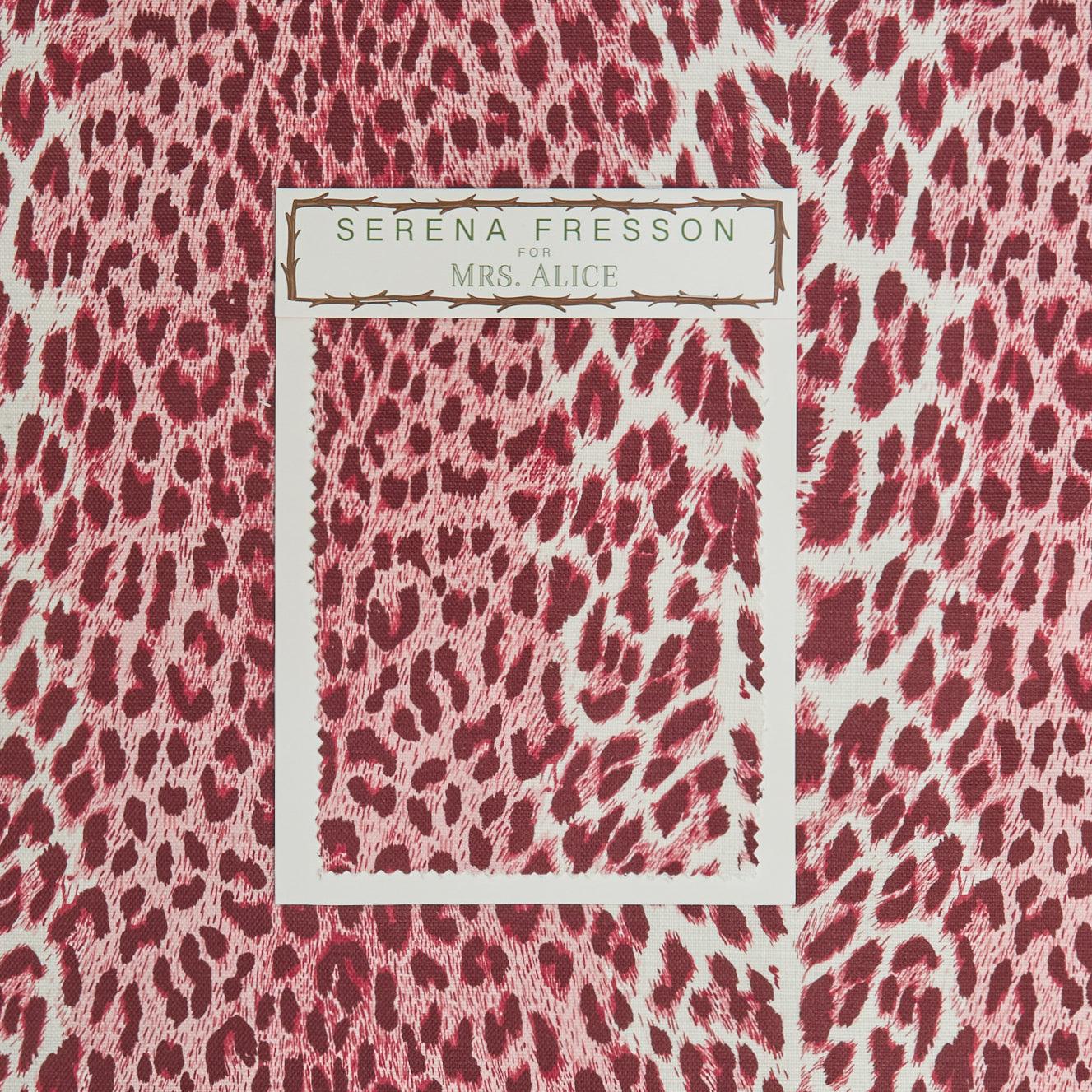 Raspberry Pink Leopard Fabric - Image 7