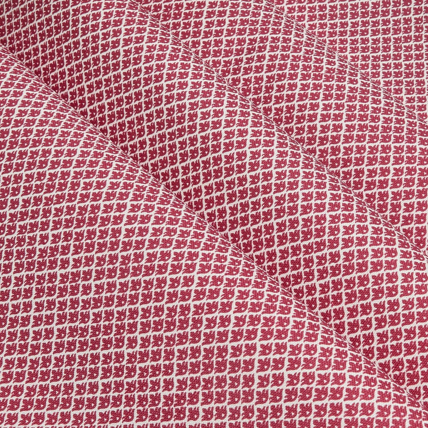 Raspberry Pink Lotus Flower Fabric