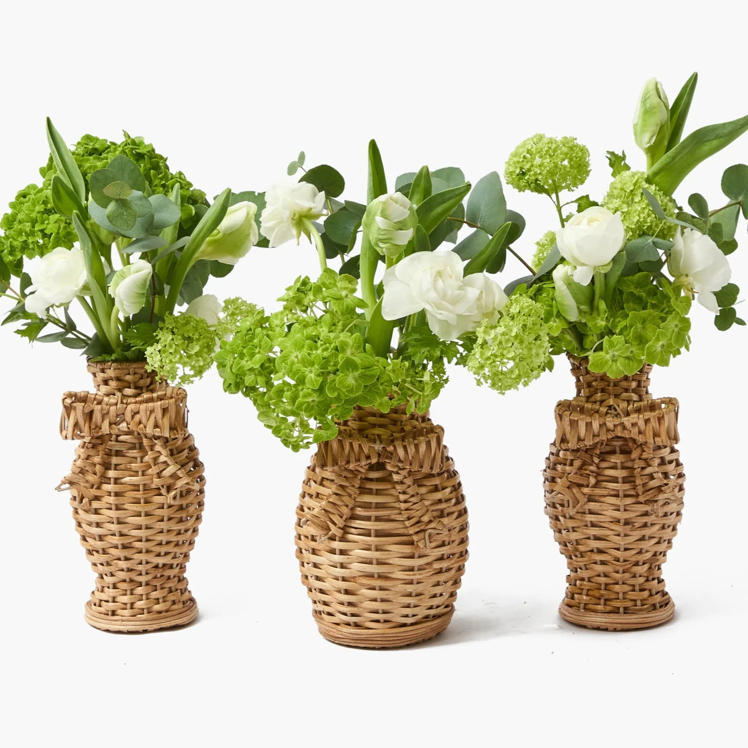Rattan Bow Vases (Set of 3) - Image 8