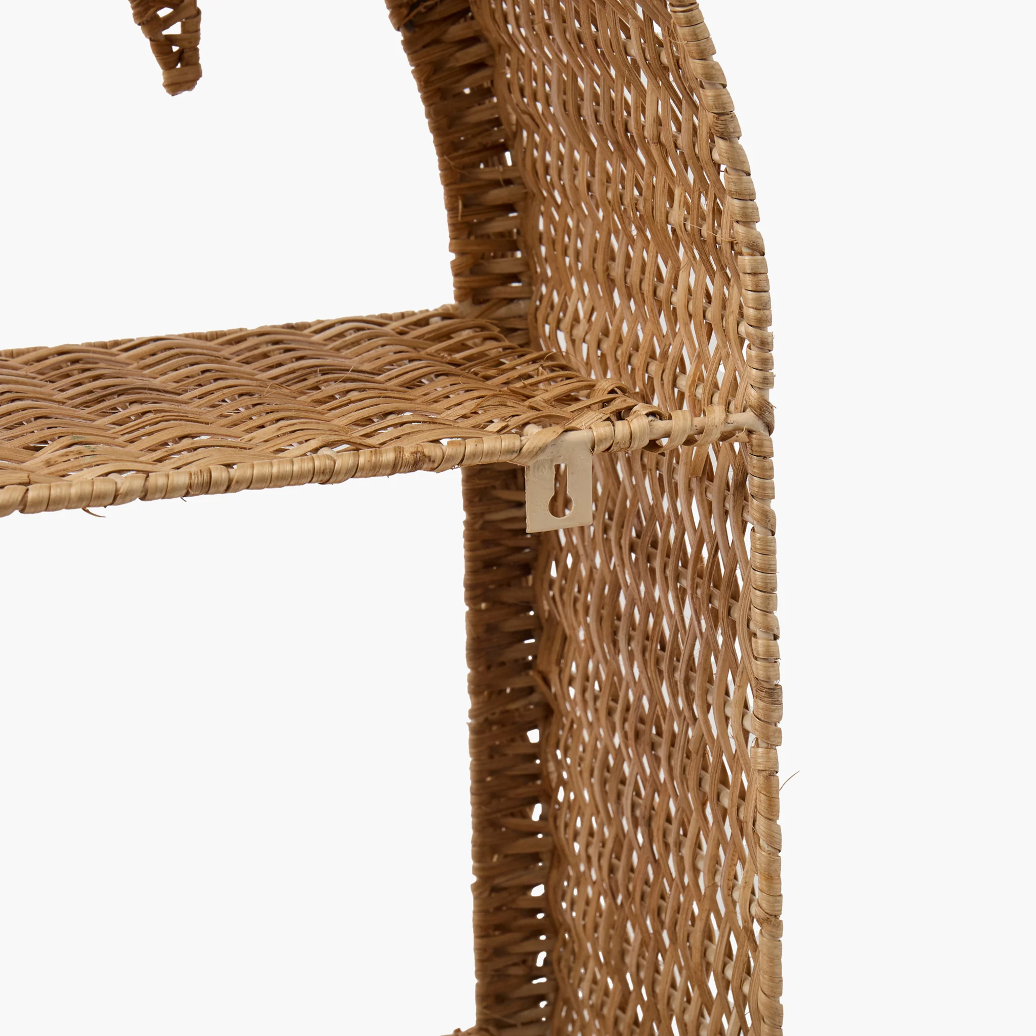 Rattan Bow Wall Mounted Shelf - Image 11