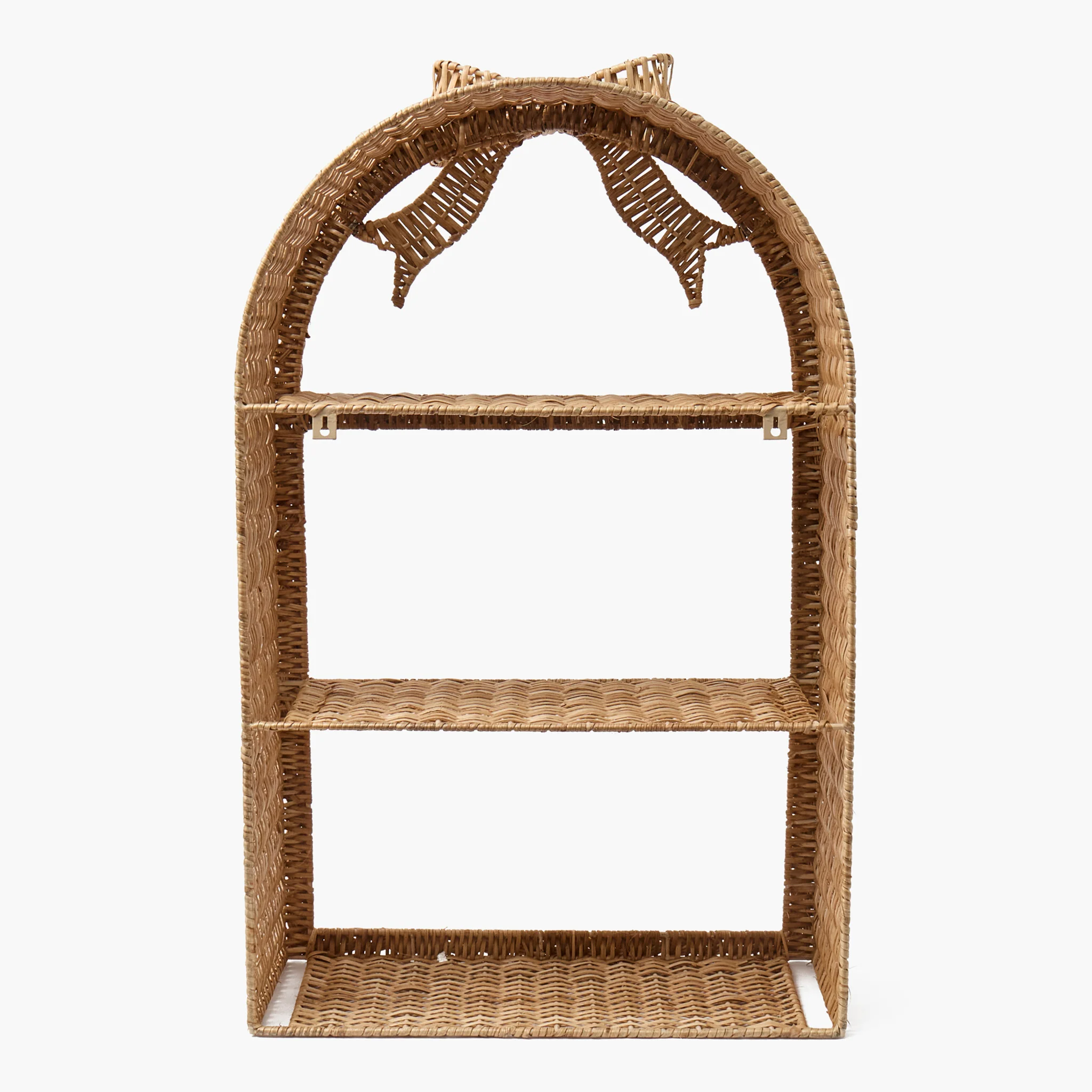 Rattan Bow Wall Mounted Shelf - Image 9
