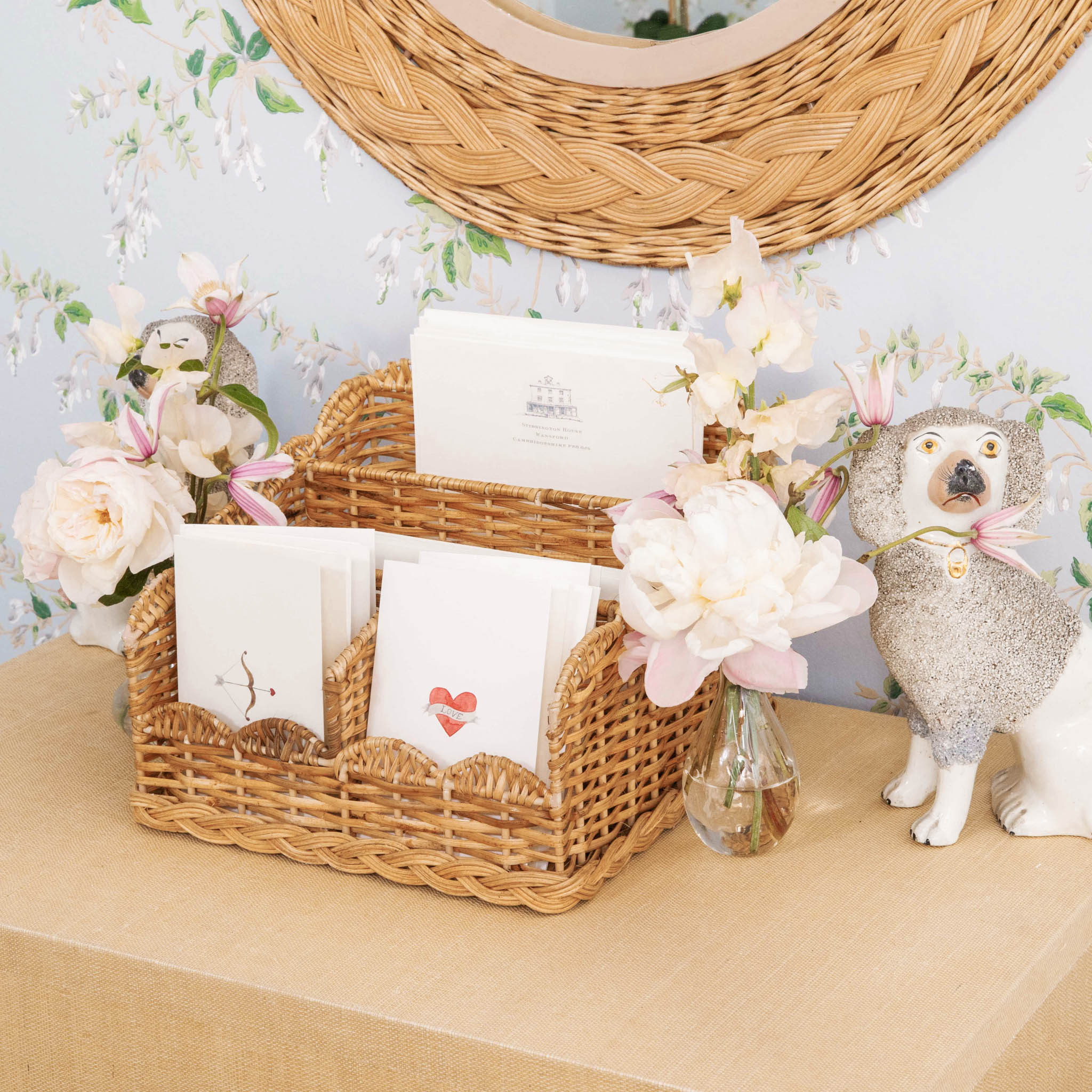 Rattan Braided Letter Rack - Image 3