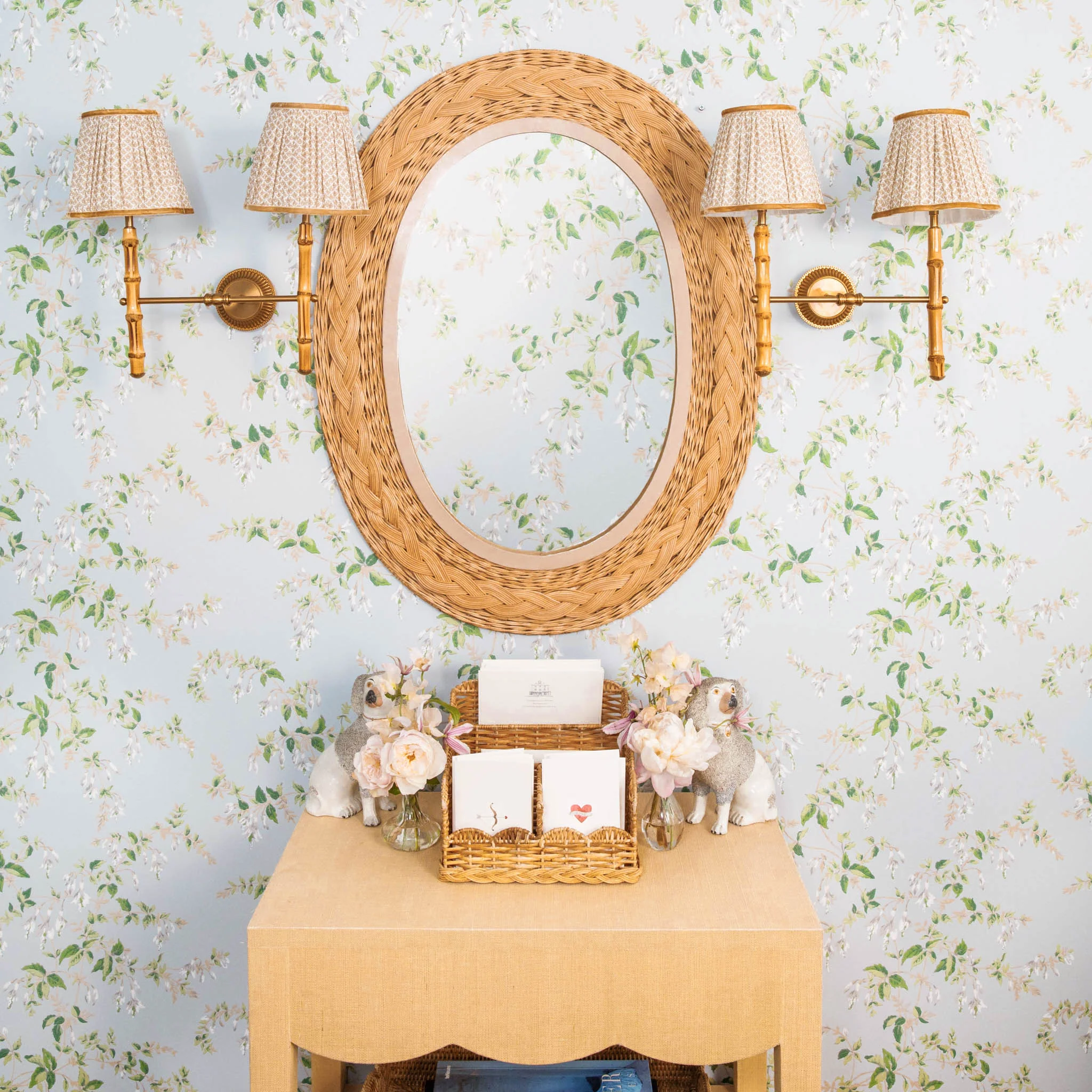Rattan Braided Letter Rack - Image 4