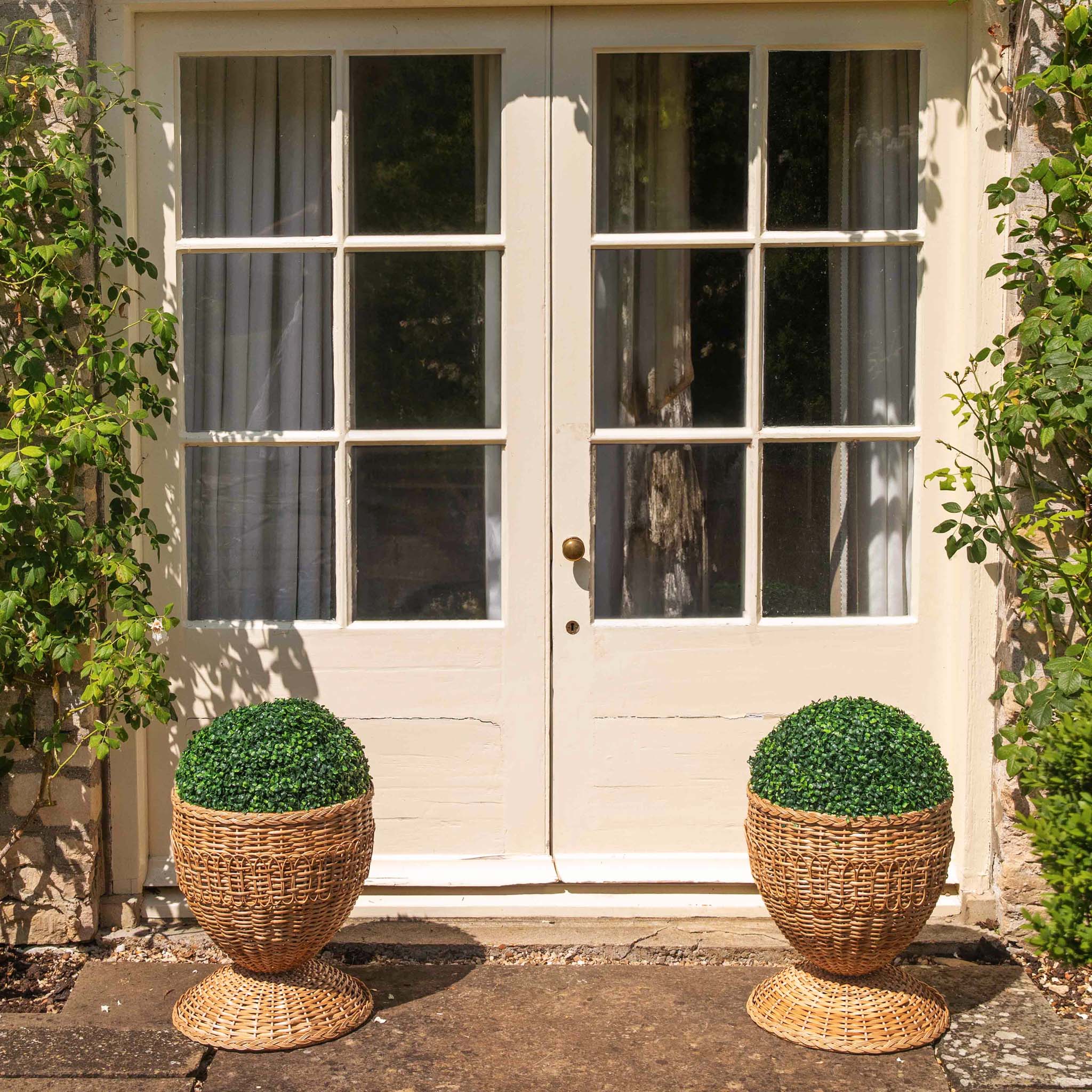 Rattan Braided Planter - Image 4
