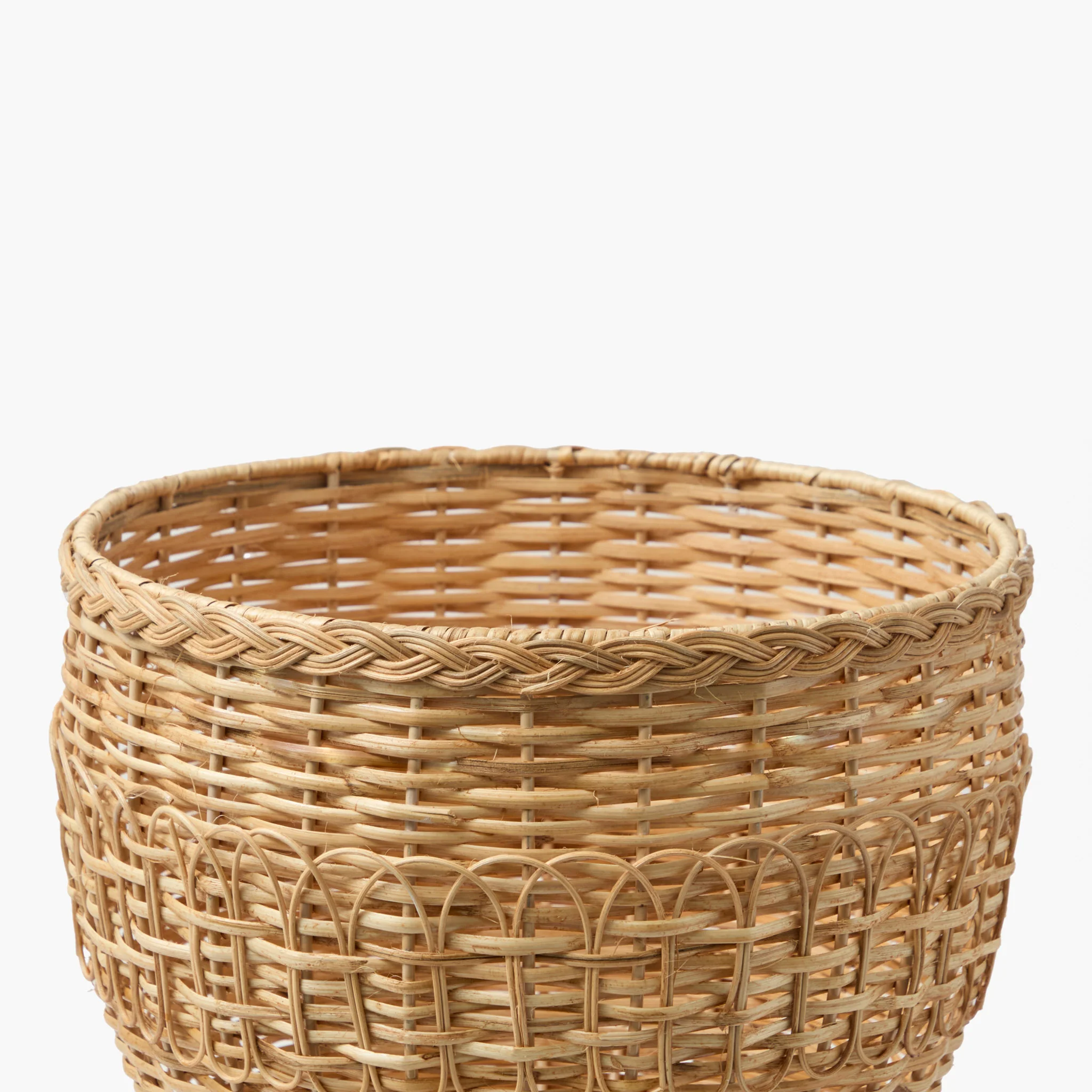 Rattan Braided Planter - Image 5