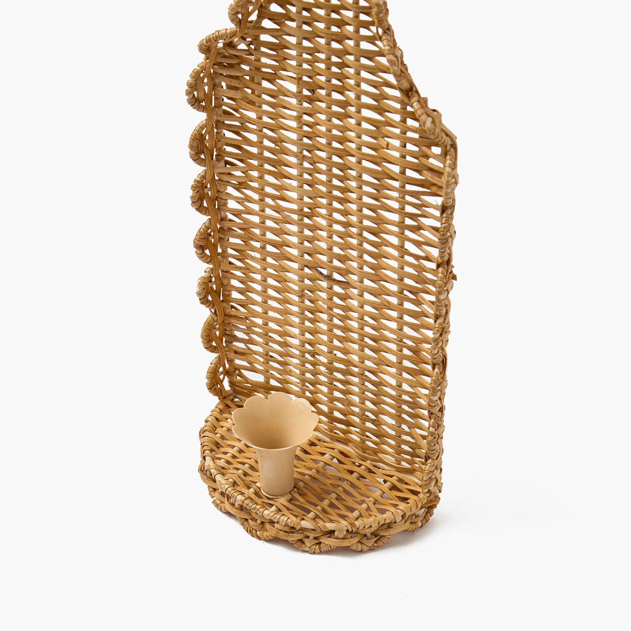 Rattan Candle Sconce - Image 4