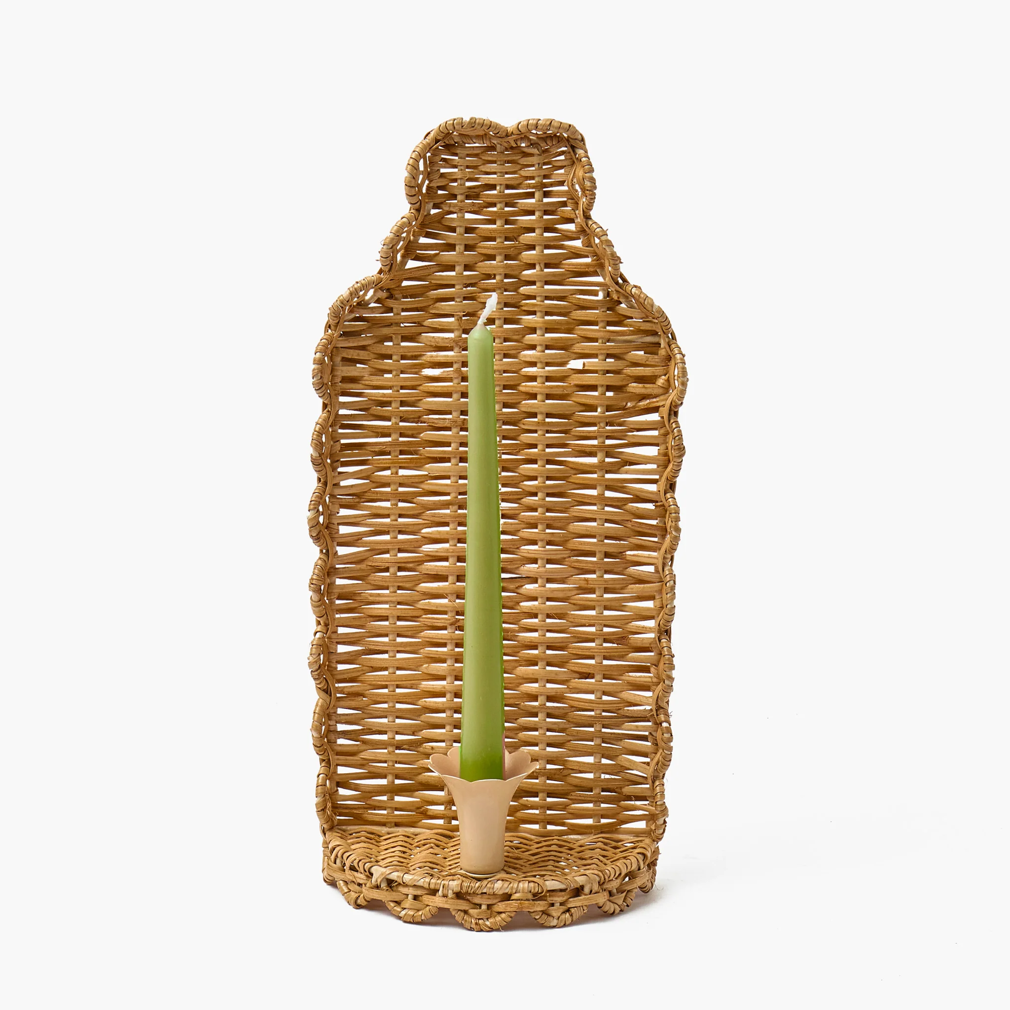Rattan Candle Sconce - Image 6