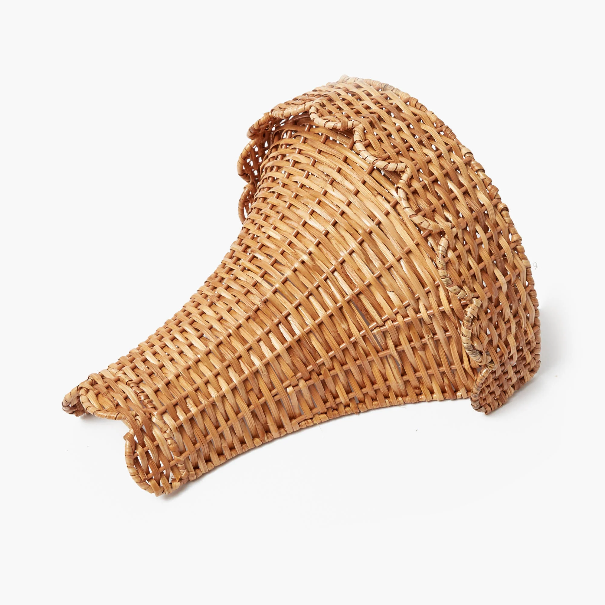 Rattan Curved Wall Sconce - Image 3