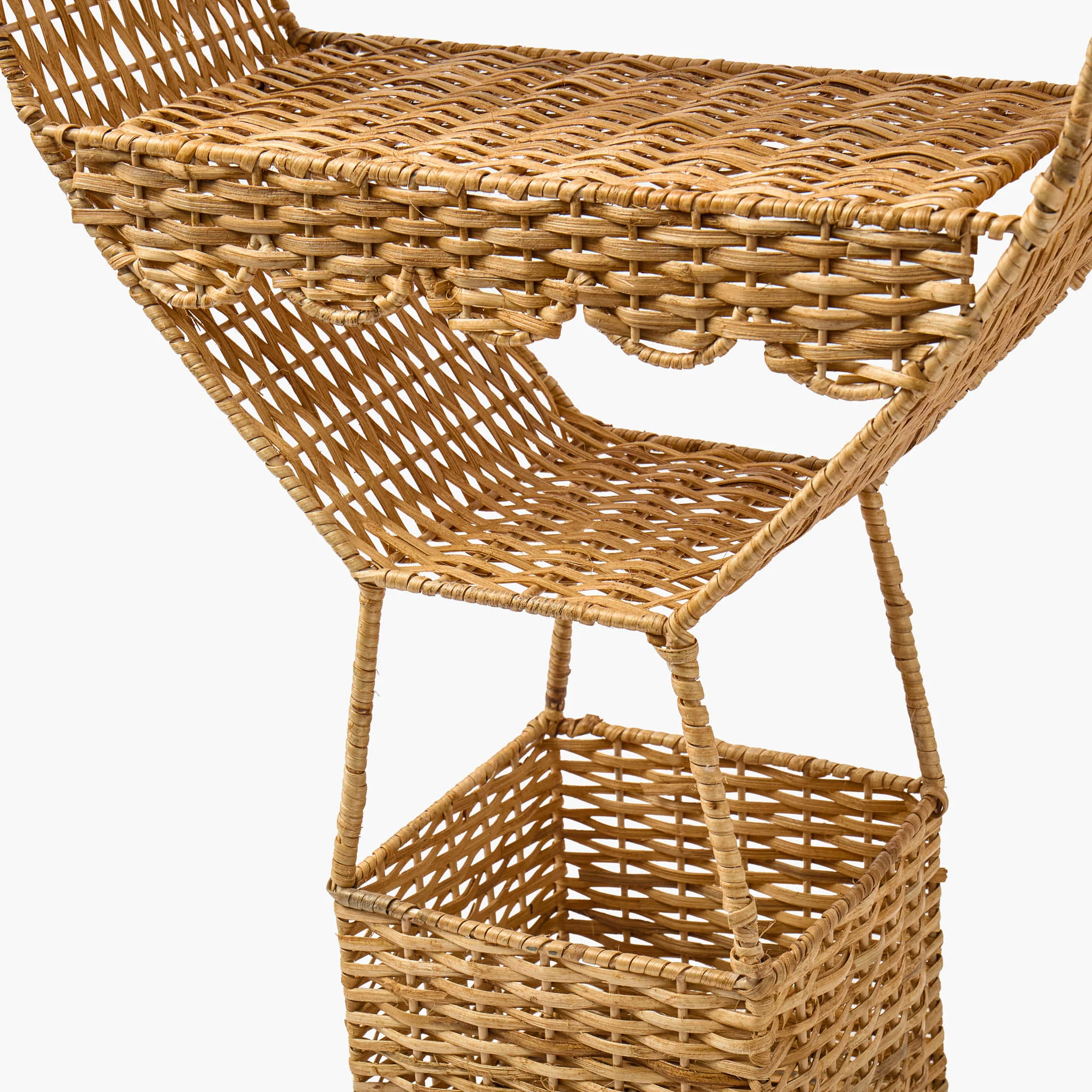 Rattan Hot Air Balloon Shelf - Image 4