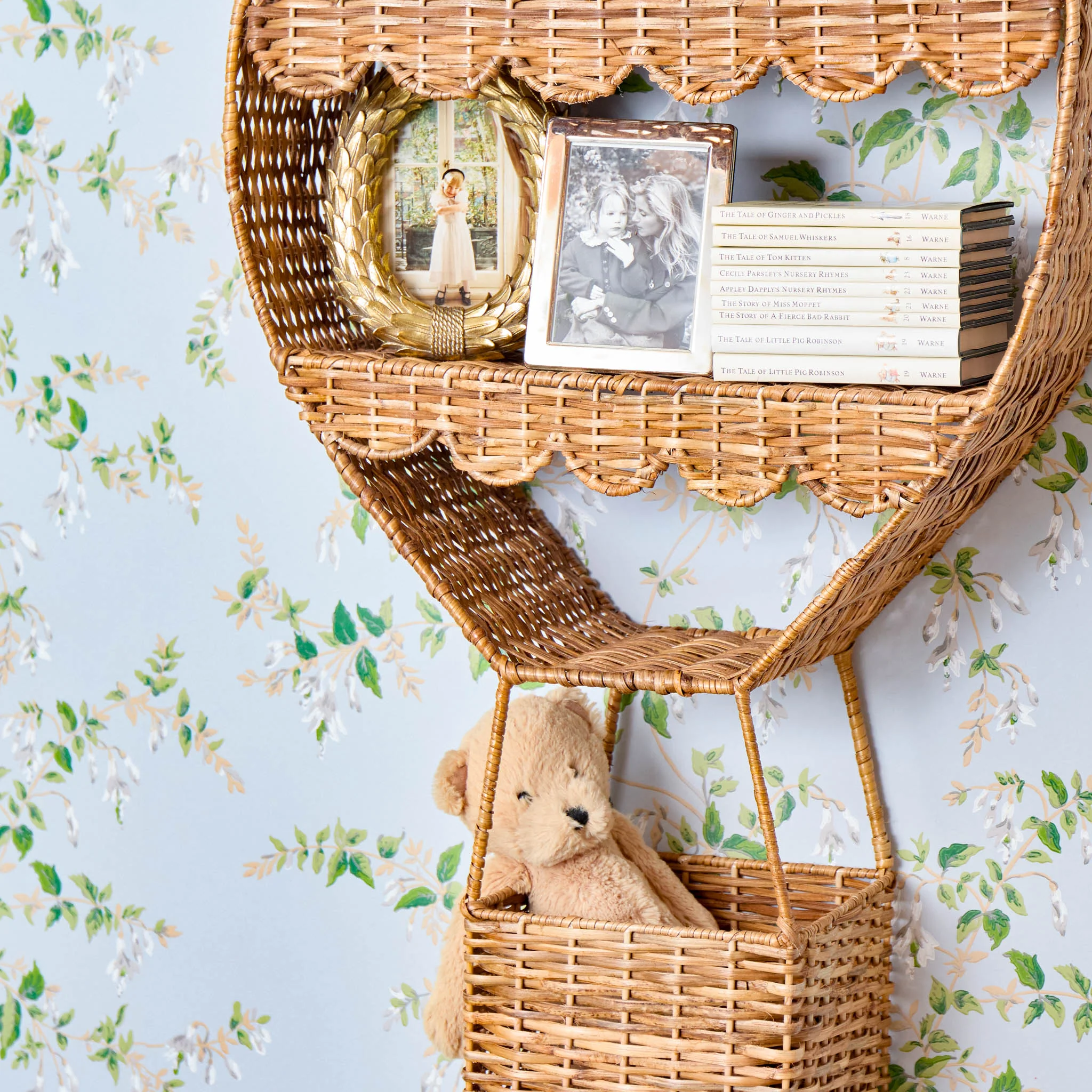 Rattan Hot Air Balloon Shelf - Image 5