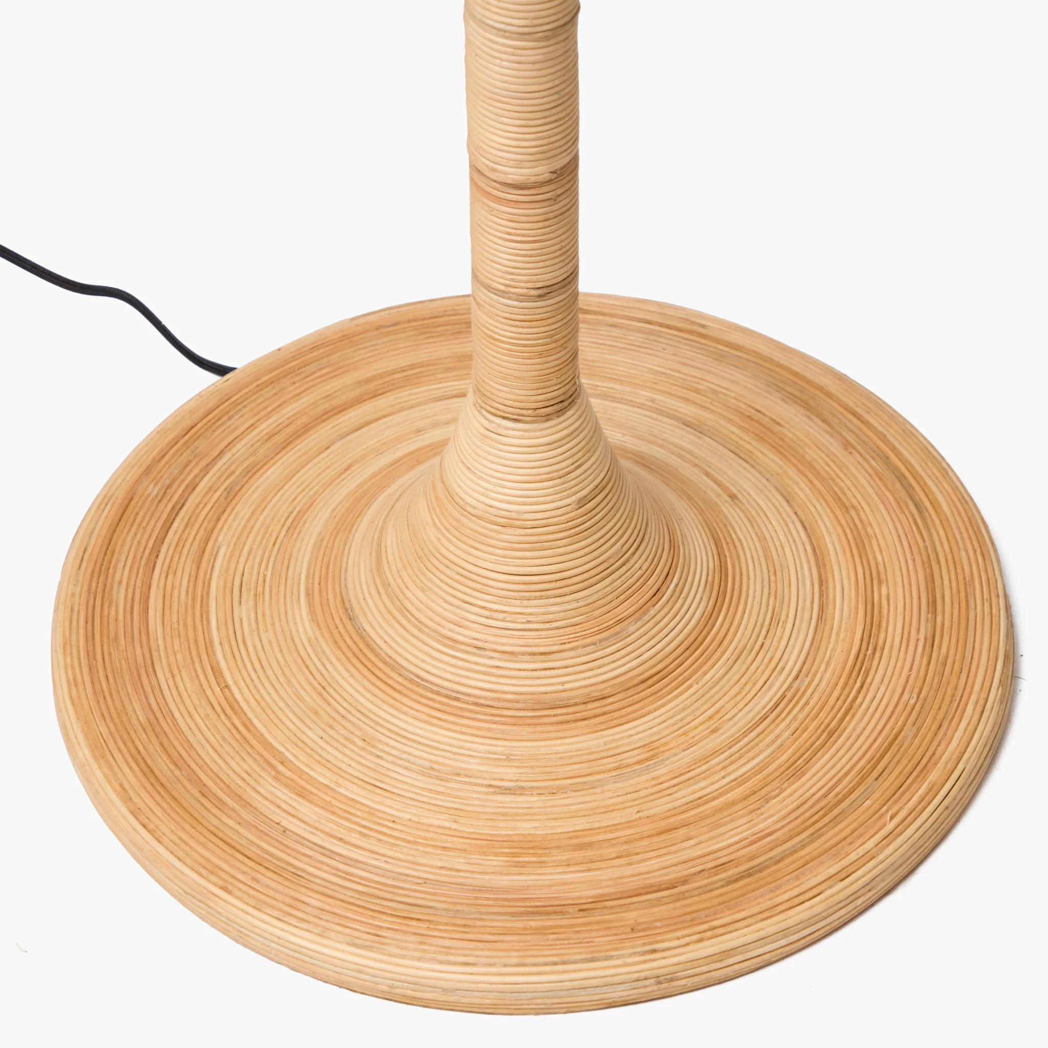 Rattan Palm Tree Floor Lamp - Image 4