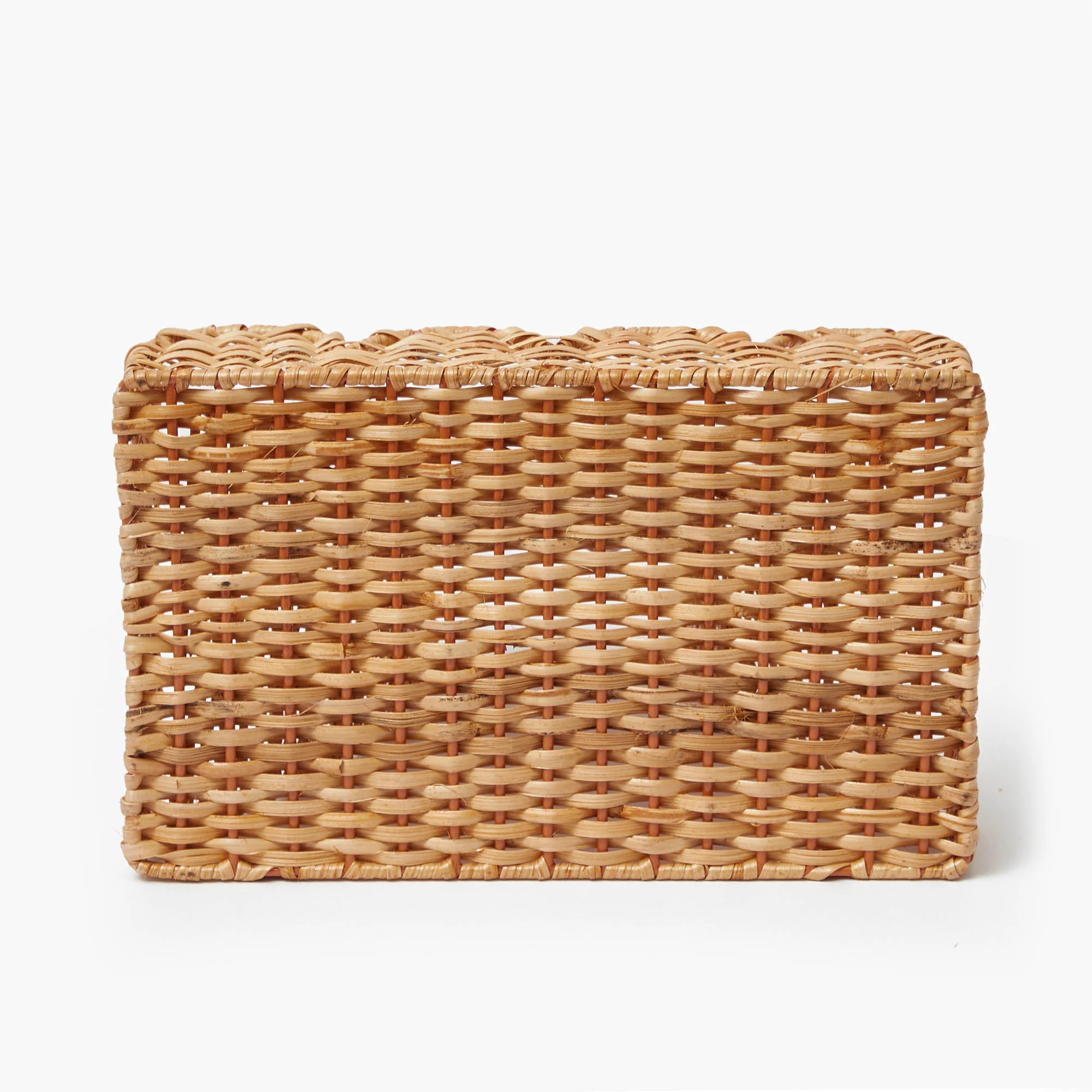 Rectangular Rattan Wall Sconce - Image 8