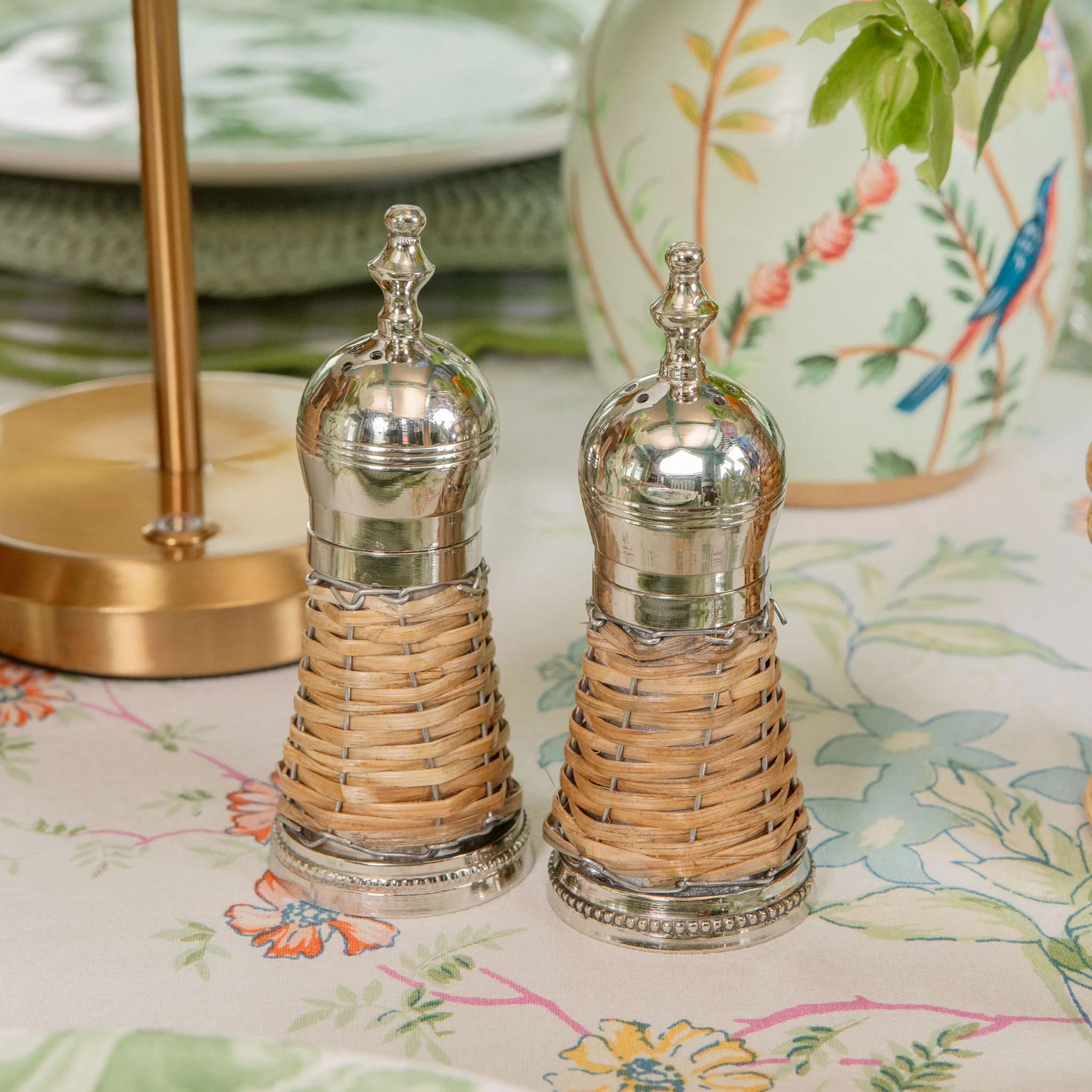 Rattan Salt & Pepper Set - Image 5
