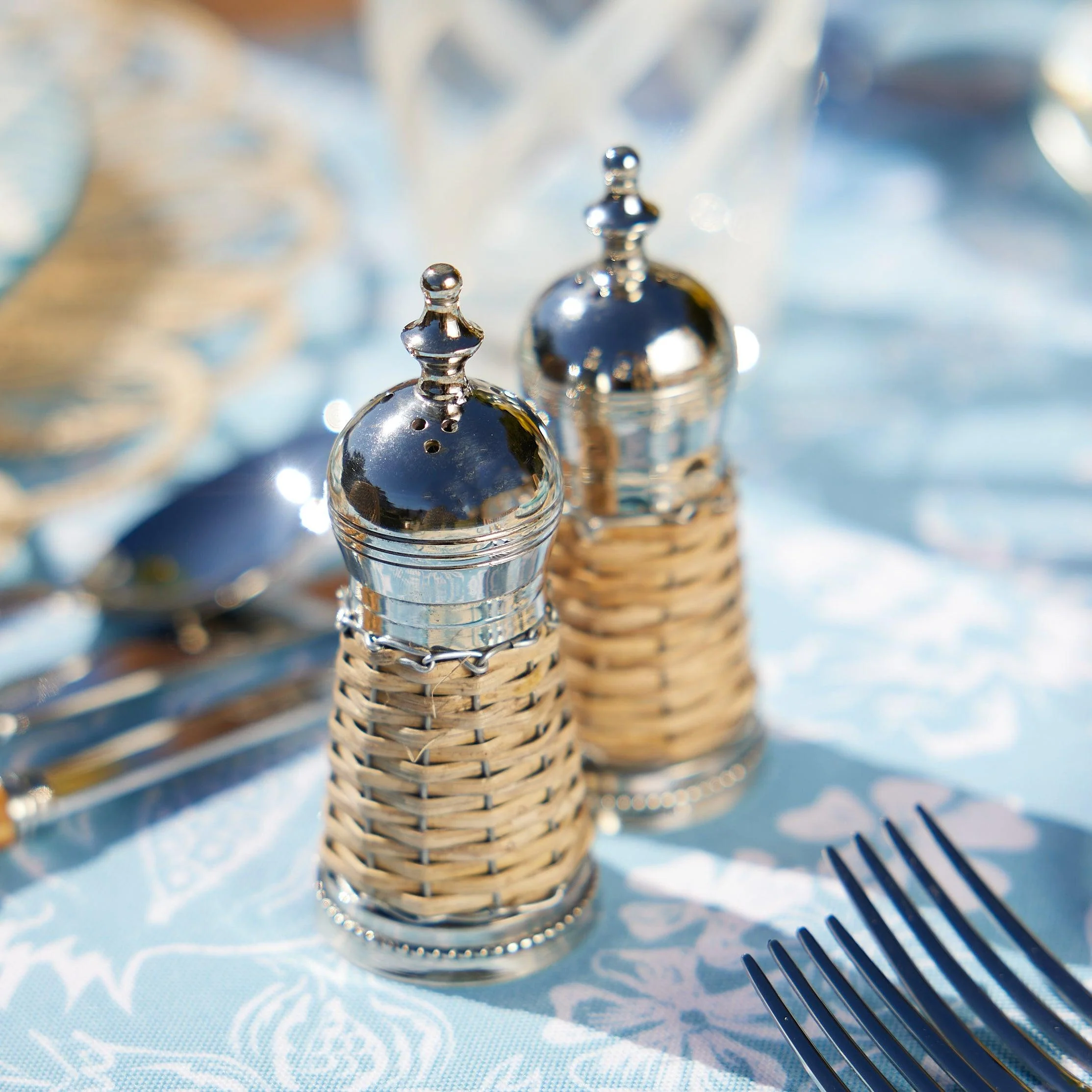 Rattan Salt & Pepper Set - Image 8