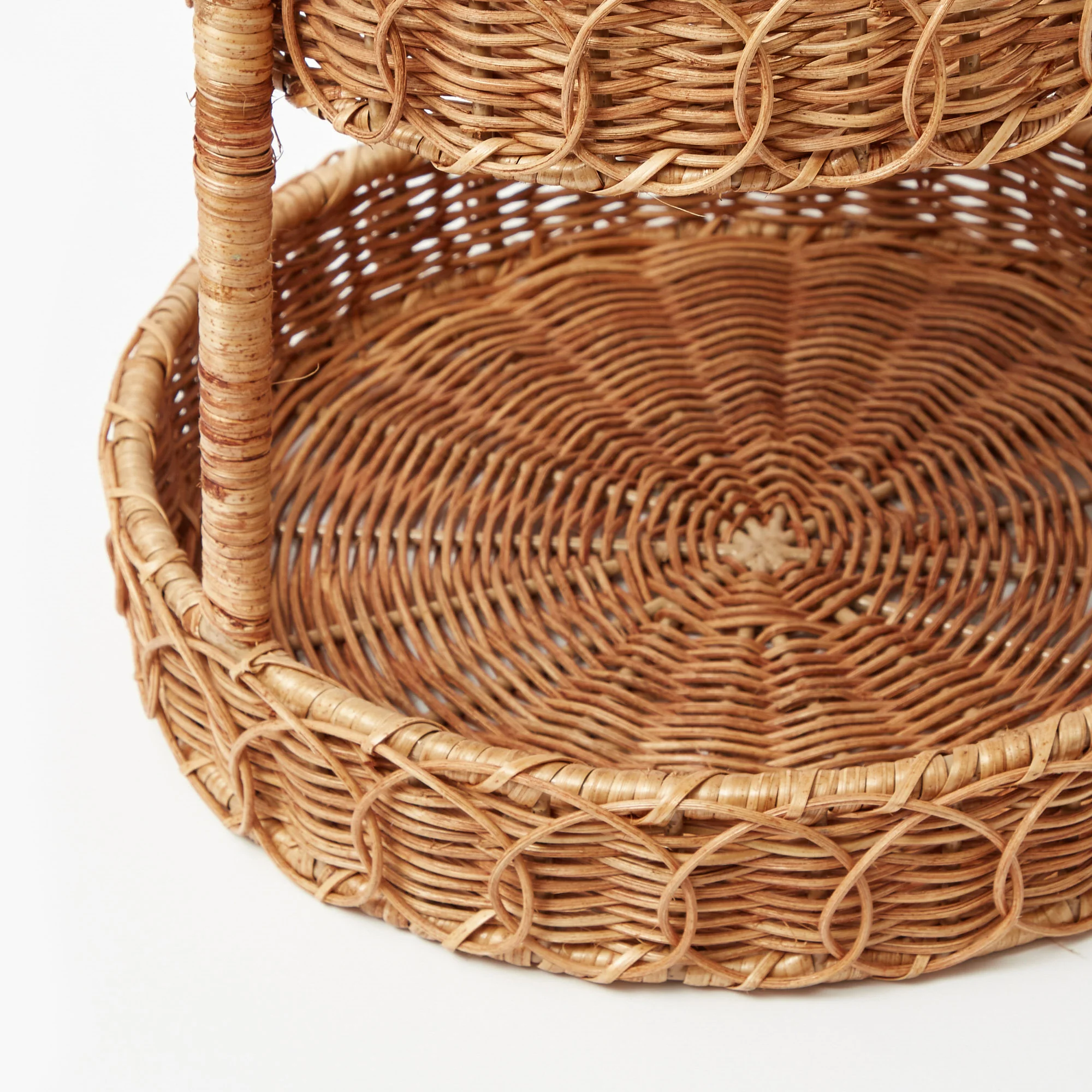 Rattan Two Tiered Stand - Image 11