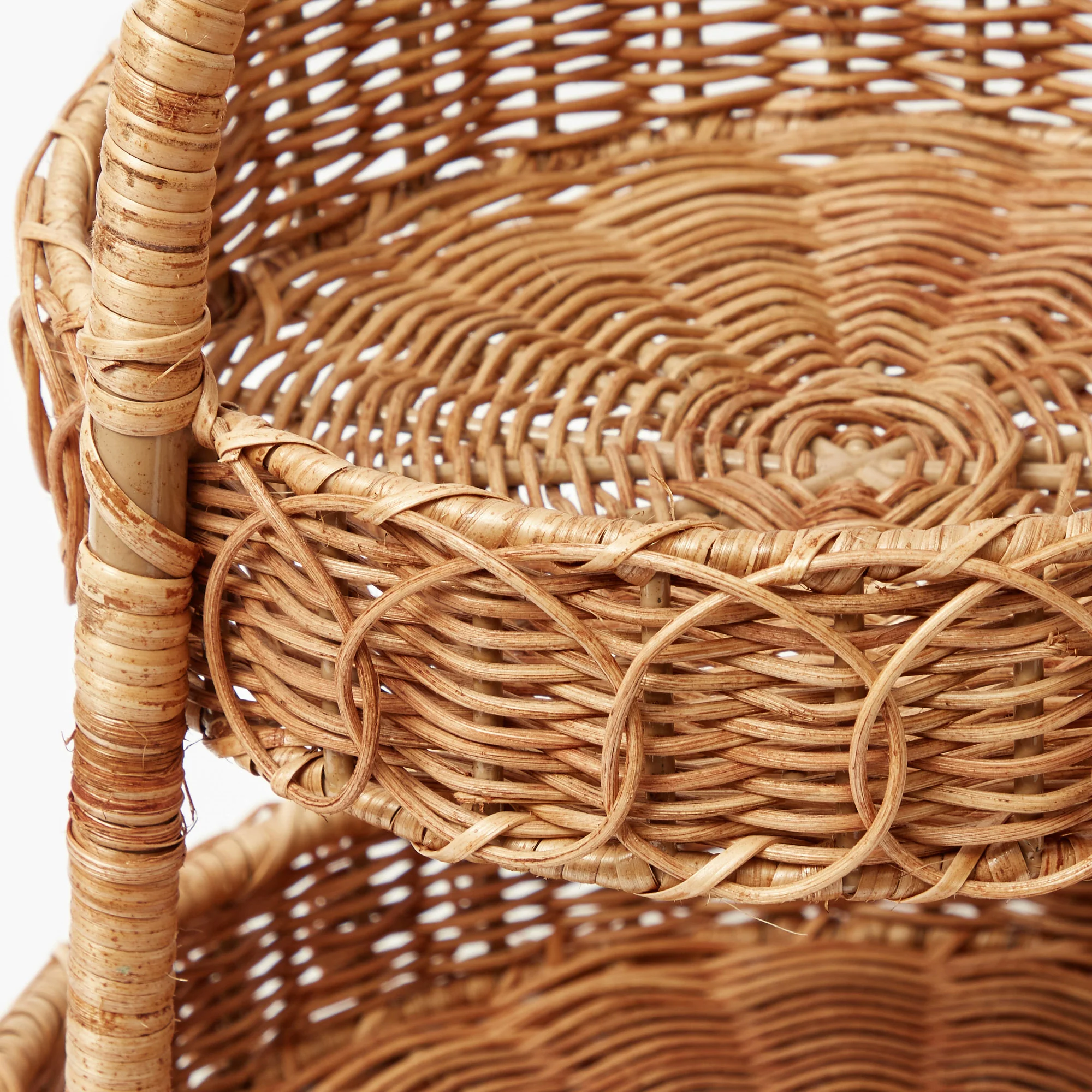 Rattan Two Tiered Stand - Image 4