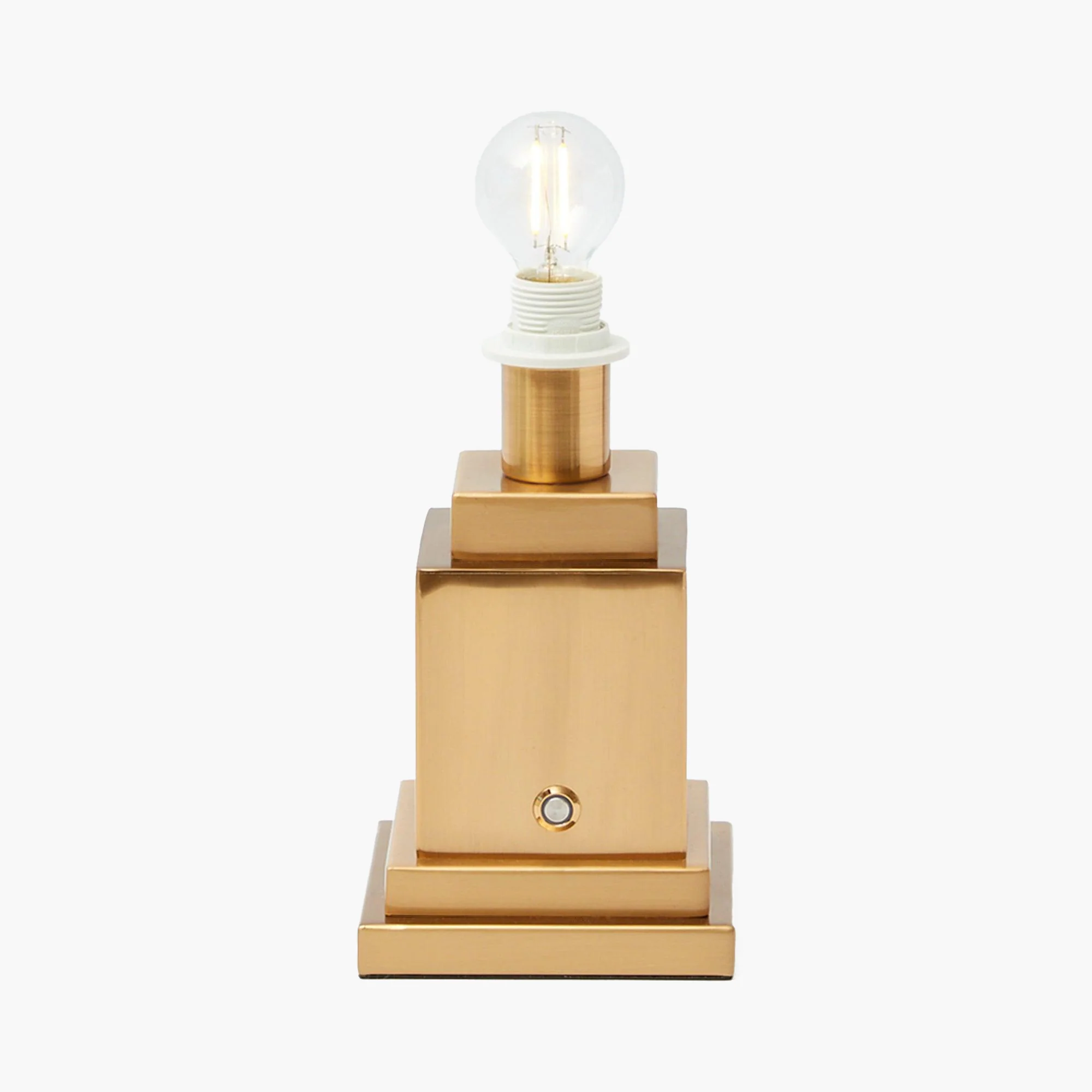 Square Rechargeable Lamp with Cream Shade (15cm) - Image 11