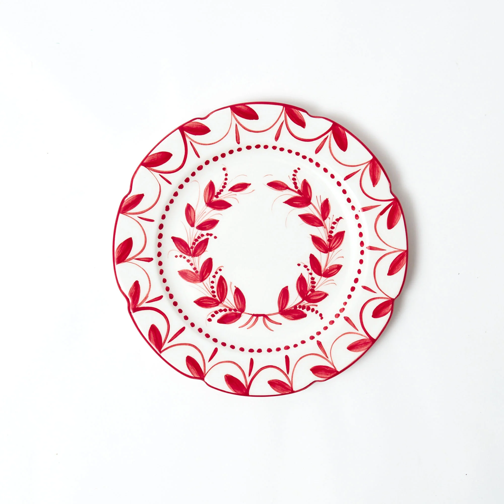 Elizabeth Red Garland Starter Plates - Image 16