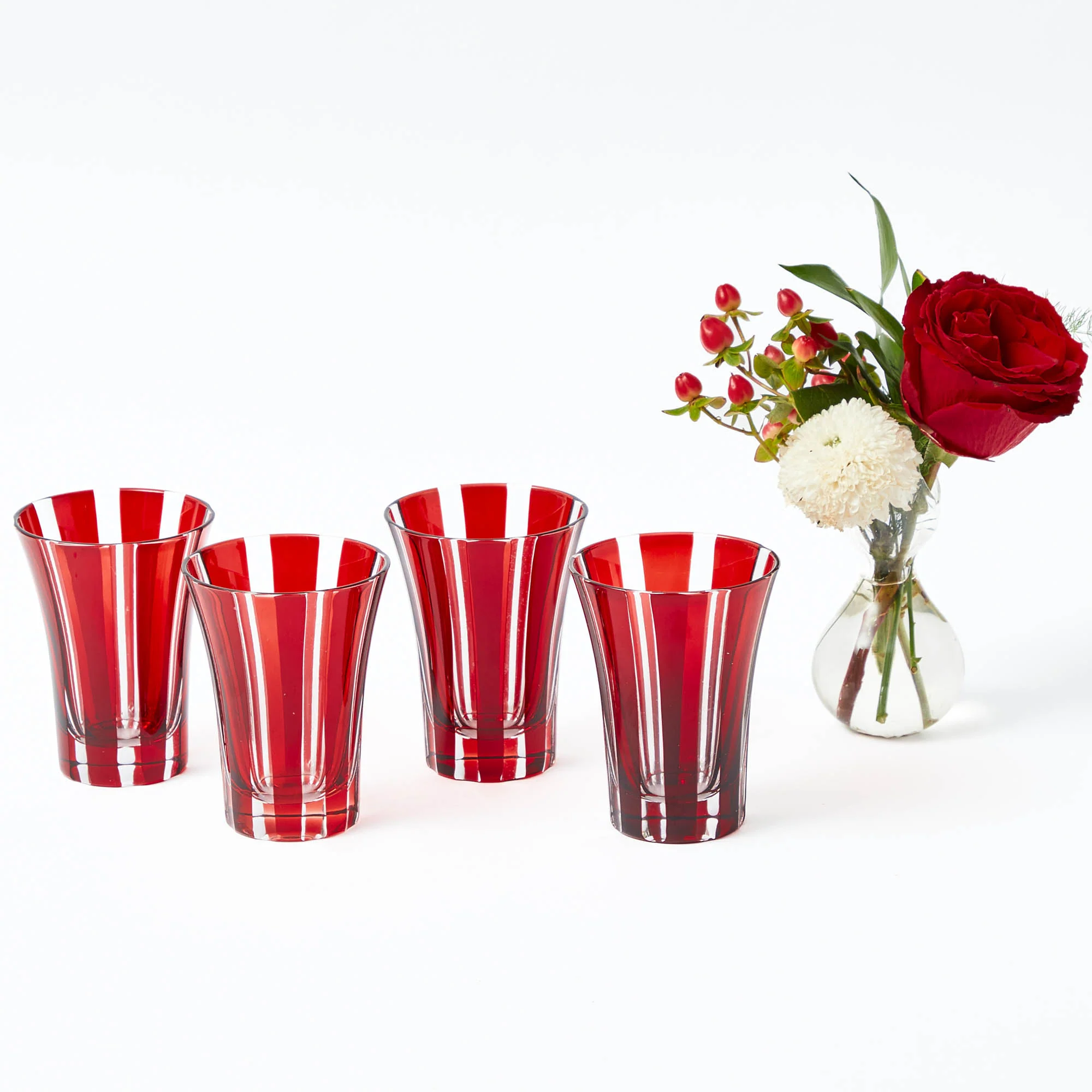 Red Positano Glasses (Set of 4) - Image 4