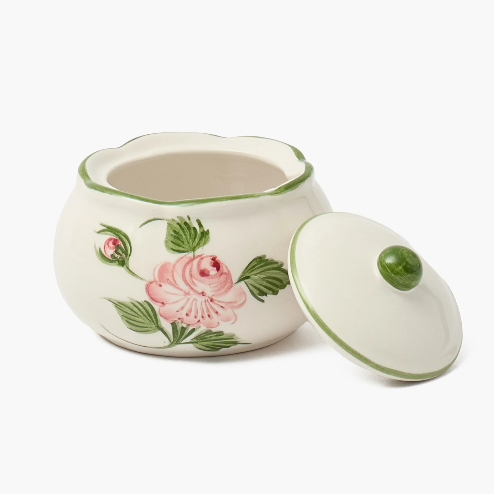 Rose Bud Sugar Pot - Image 10