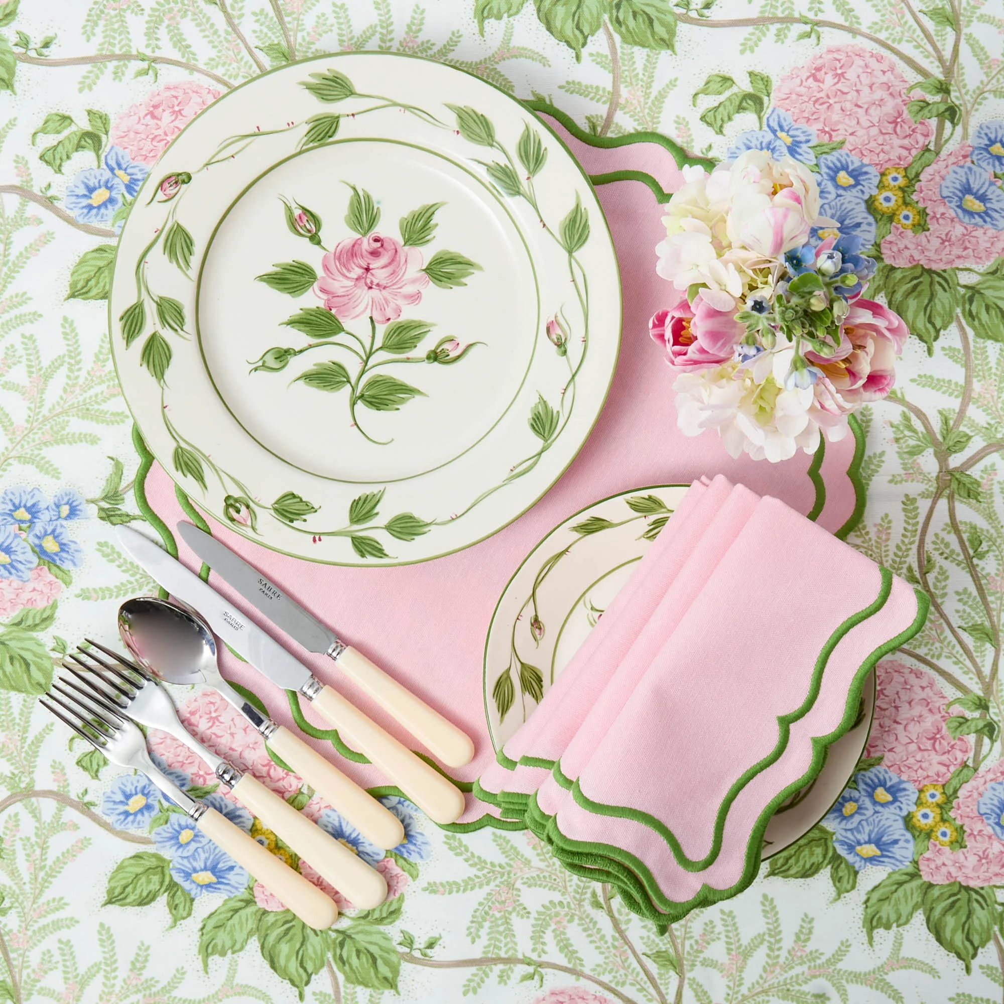 Rose Bud Dinner Plate - Image 13