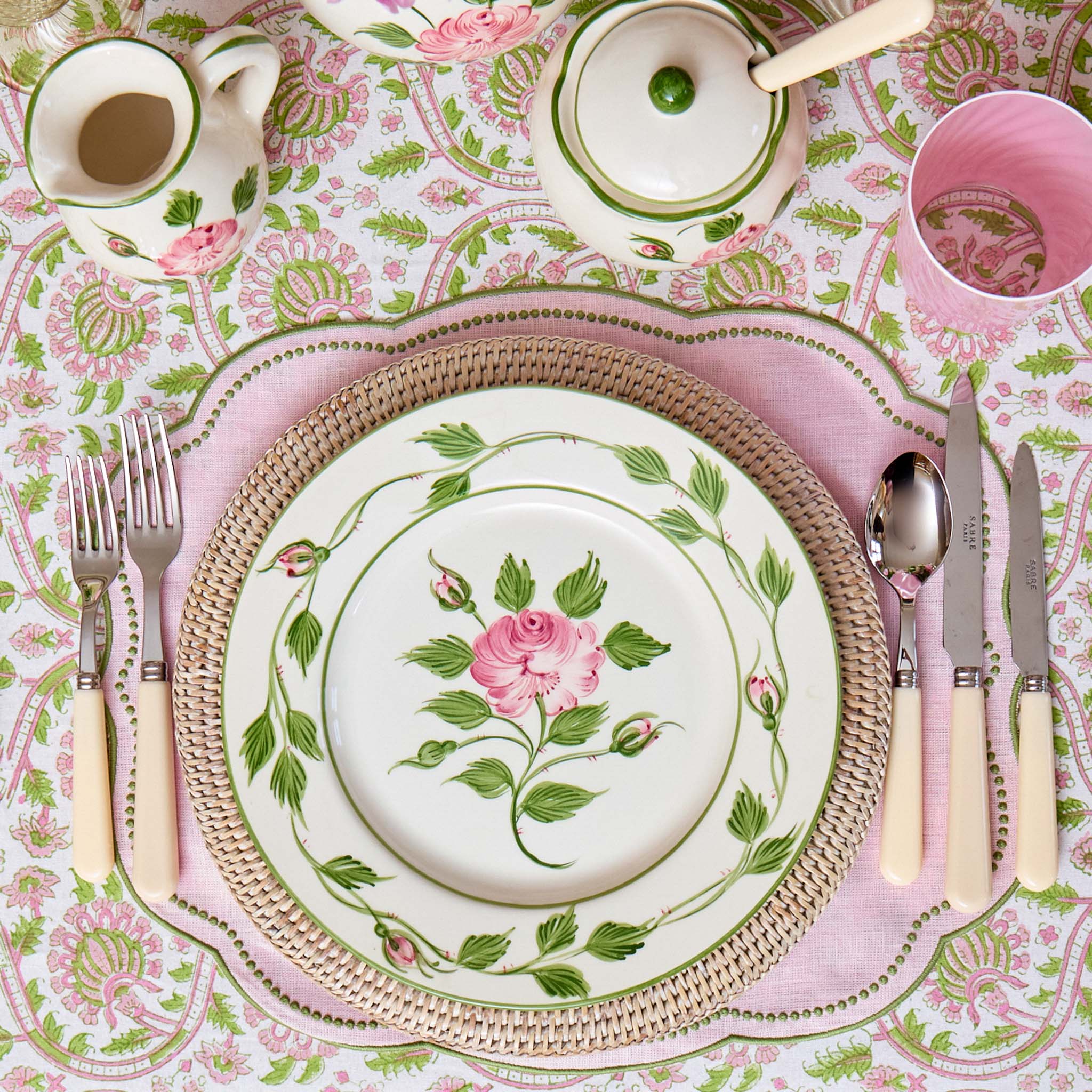 Rose Bud Dinner Plate - Image 2