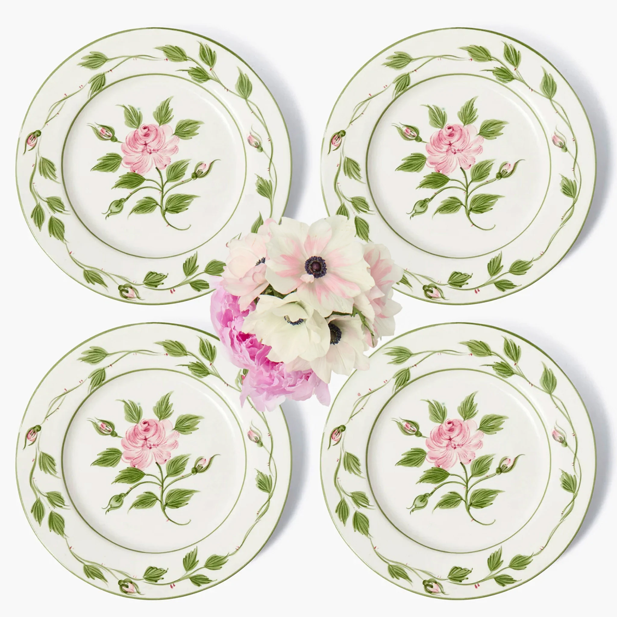 Rose Bud Dinner Plate - Image 8