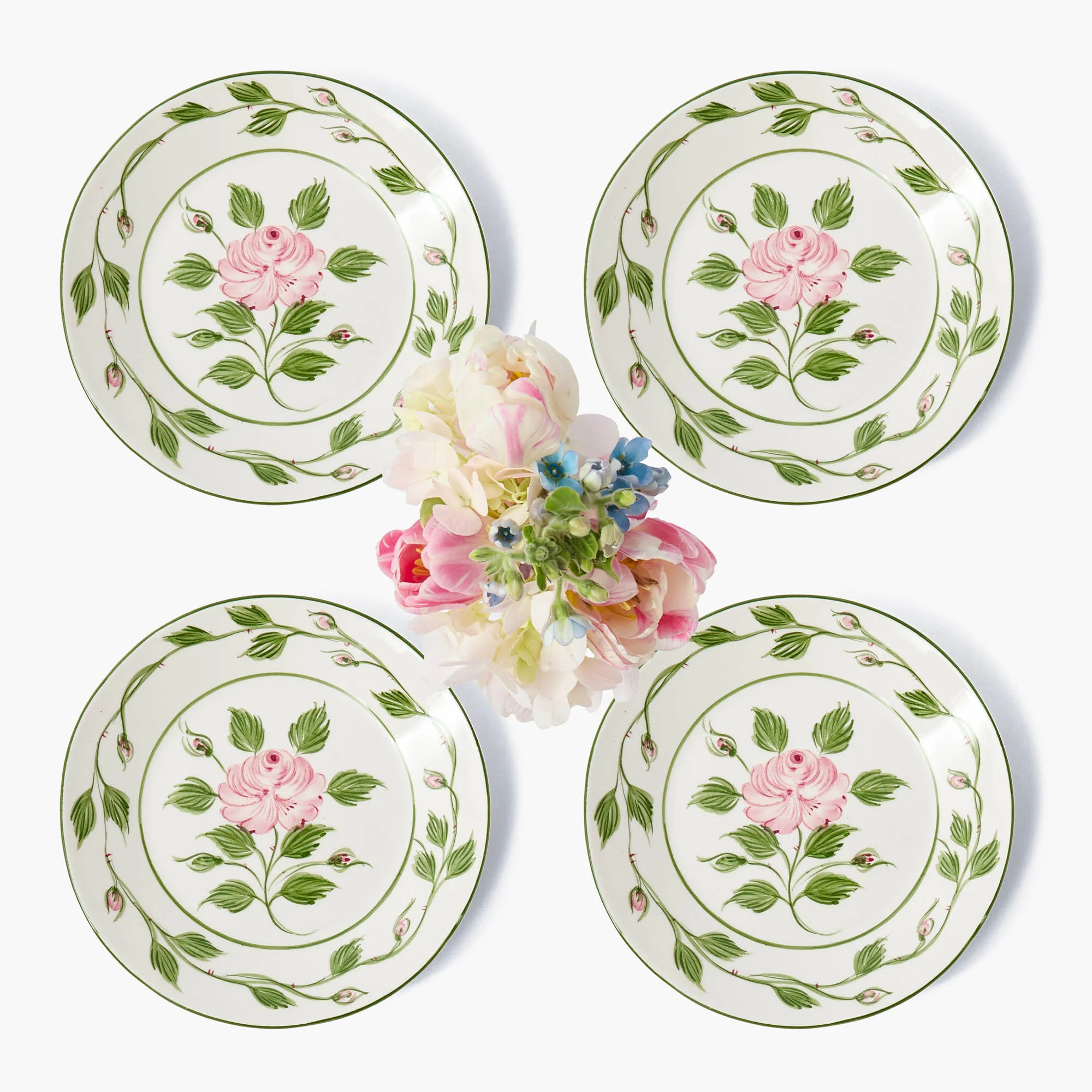 Rose Bud Starter Plates (Set of 4) - Image 10